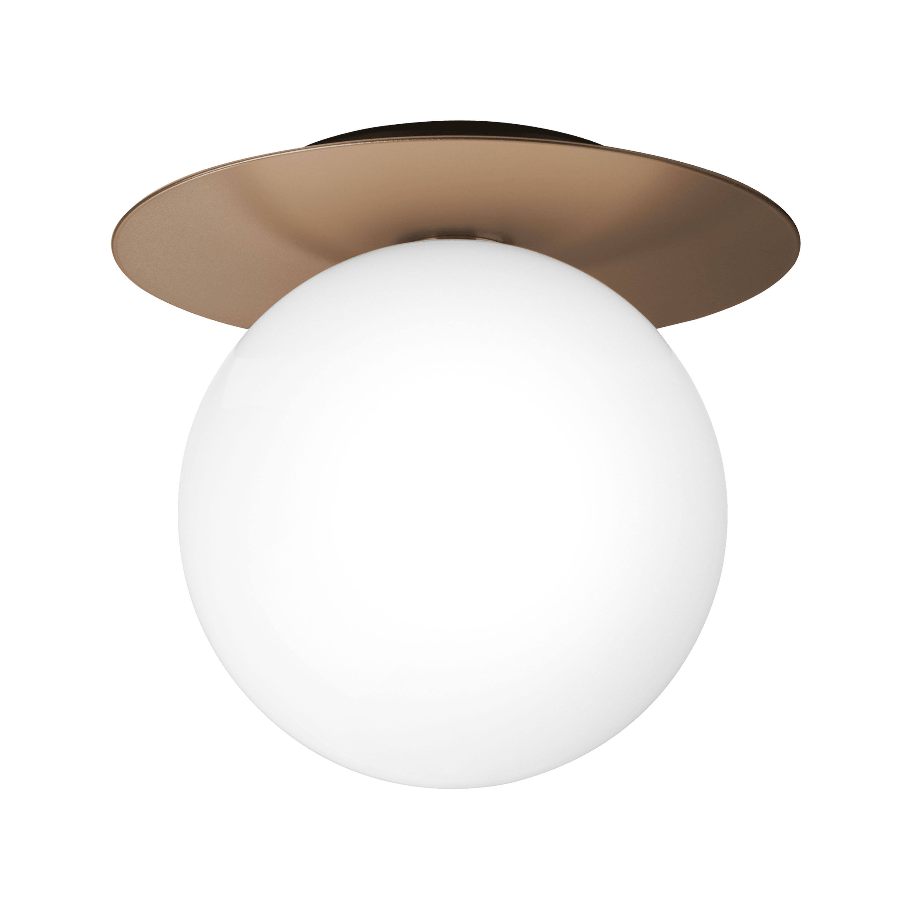 Nuura Liila 1 Vägg-/taklampa Dark Bronze/Opal Large