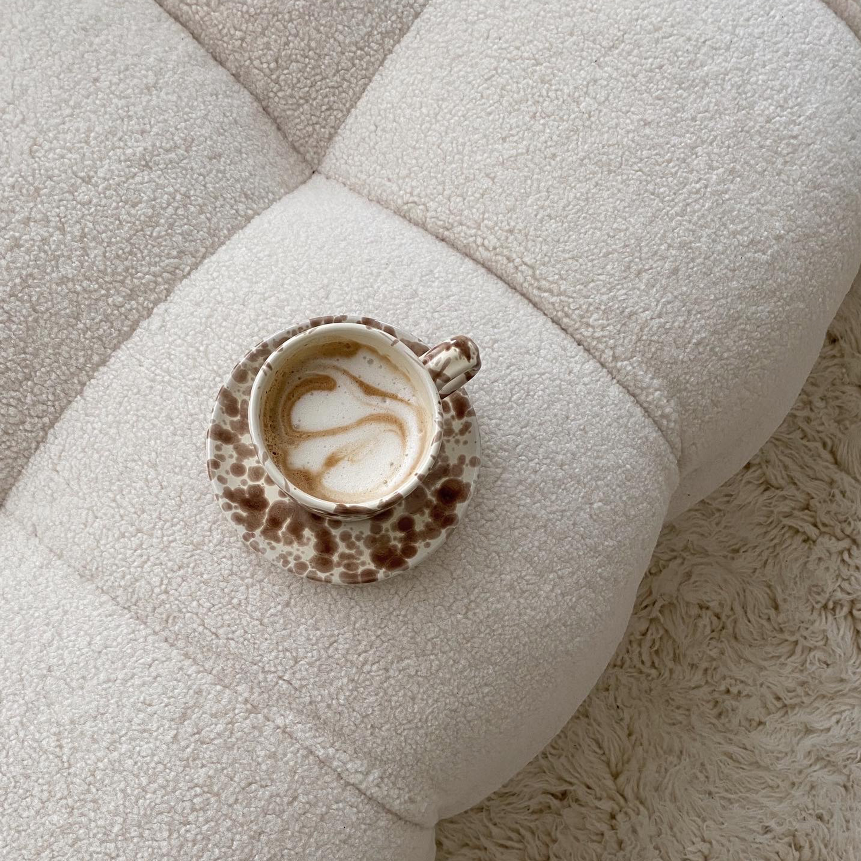 Sleepo Collection Billie Sittpuff Creme Teddy Large