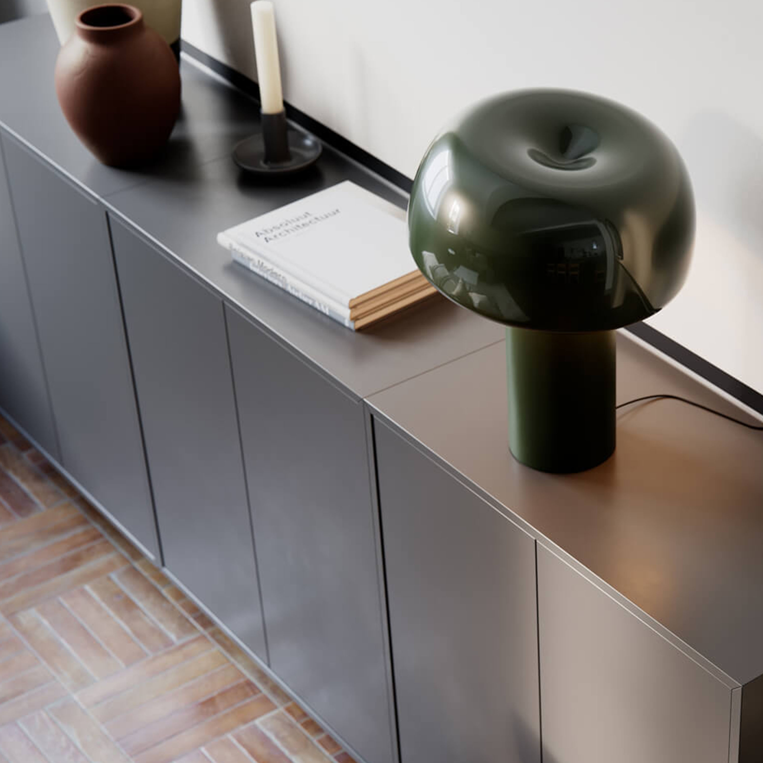 By Rydéns Lean on Me Bordslampa Mörkgrön