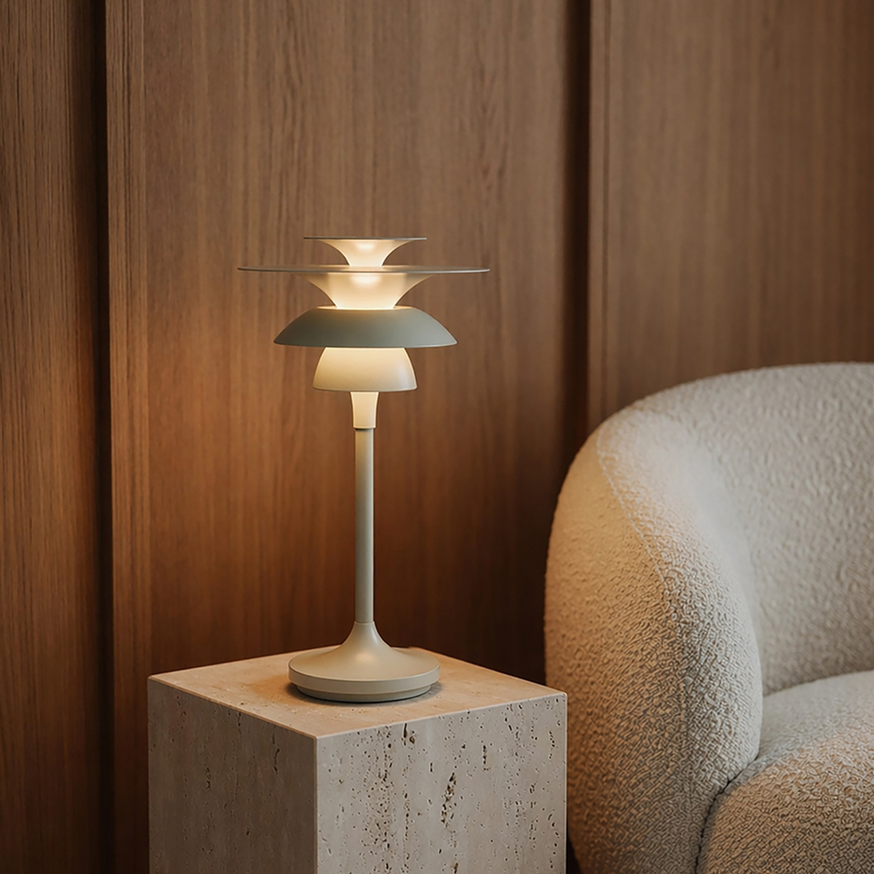 Belid Picasso Tischlampe Soft Salbei 35cm