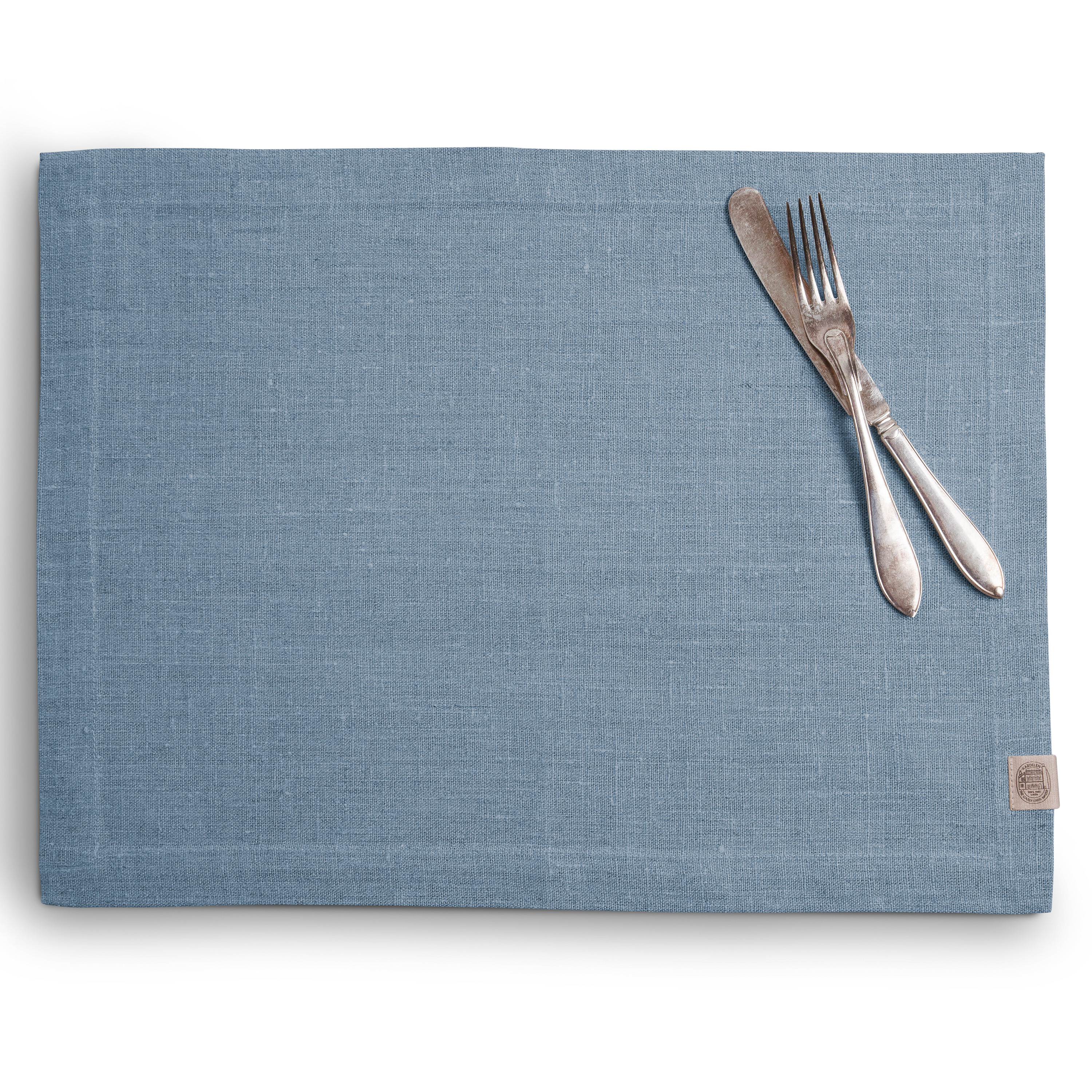 Classic Tablett Linne Pigeon Blue 37x50