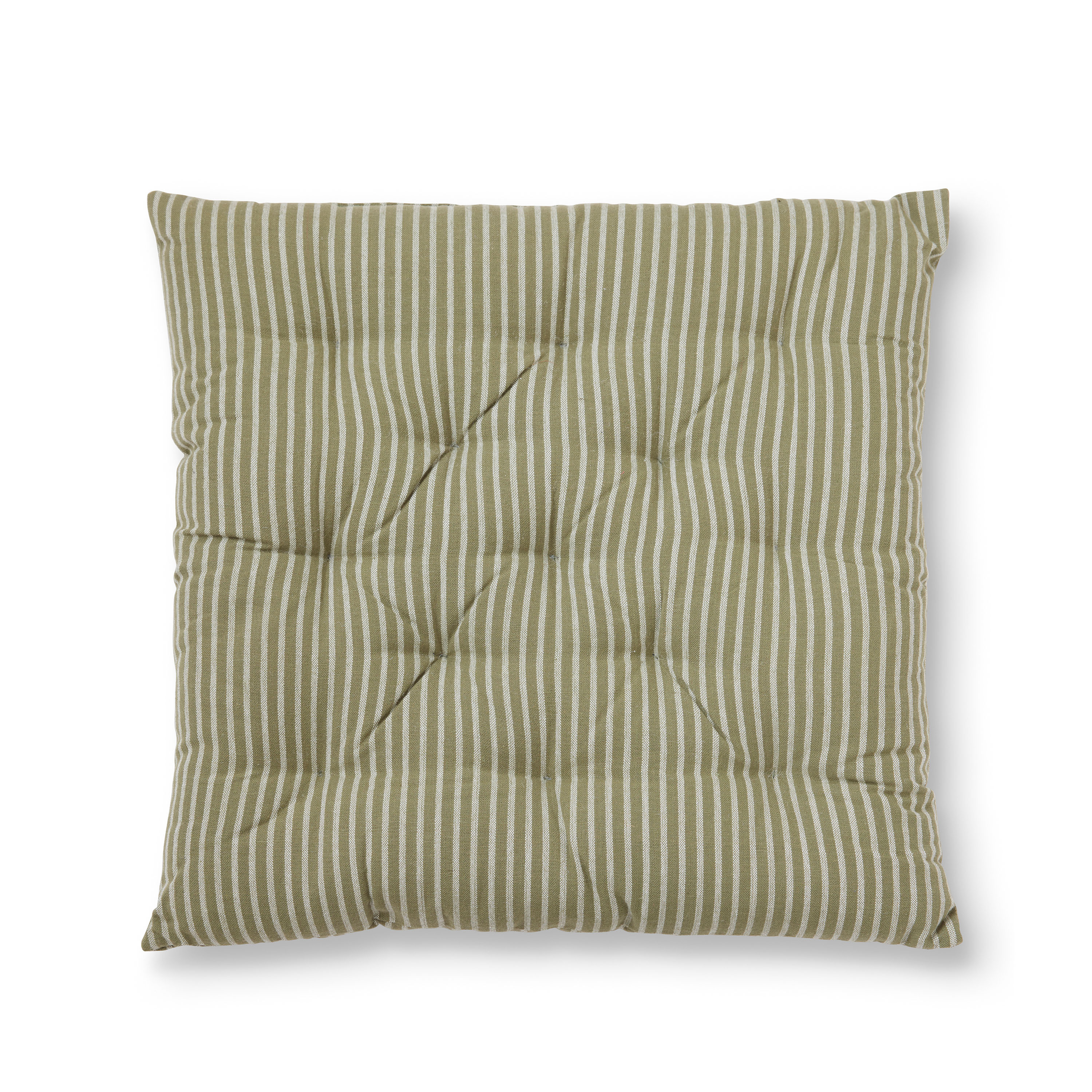 Medevi Istuinalusta Vihreä/offwhite 40x40