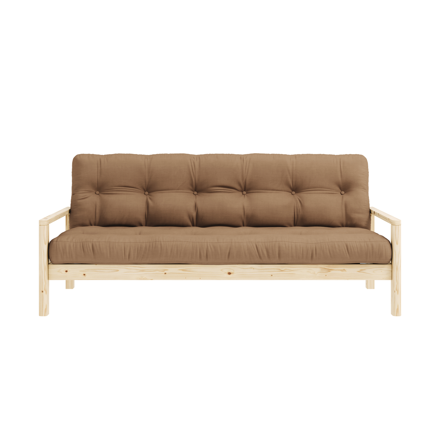 Karup Design Knob Schlafsofa Natur/Mocca 130cm