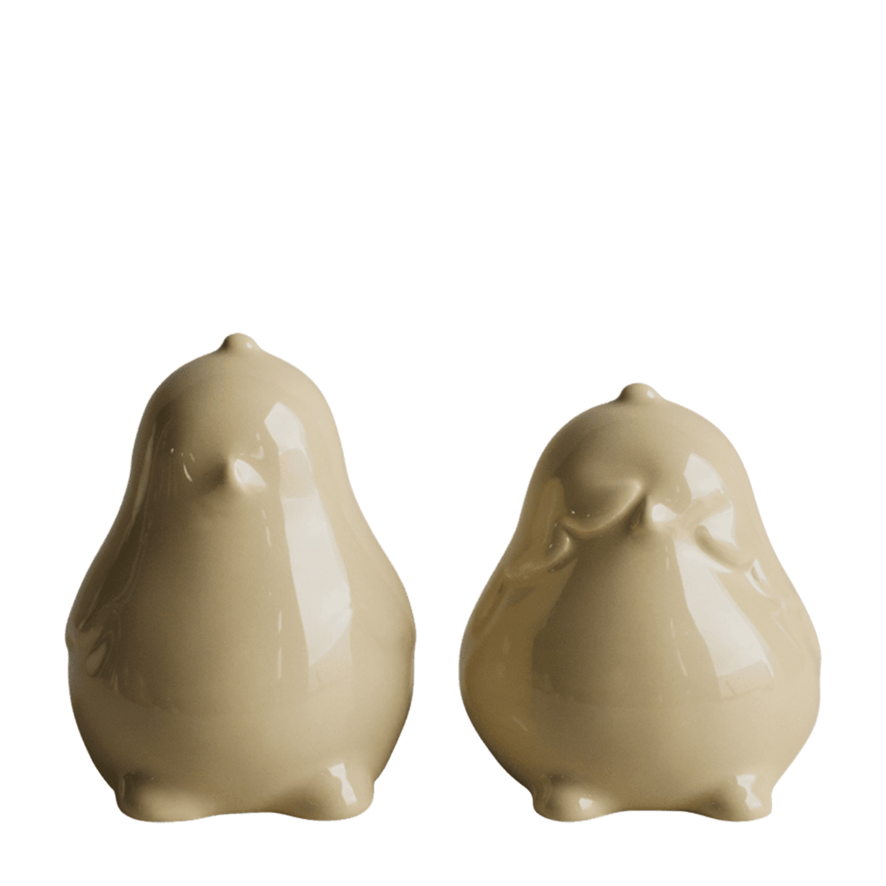 Chubby Chicken Dekoration Shiny Yellow 2-pack