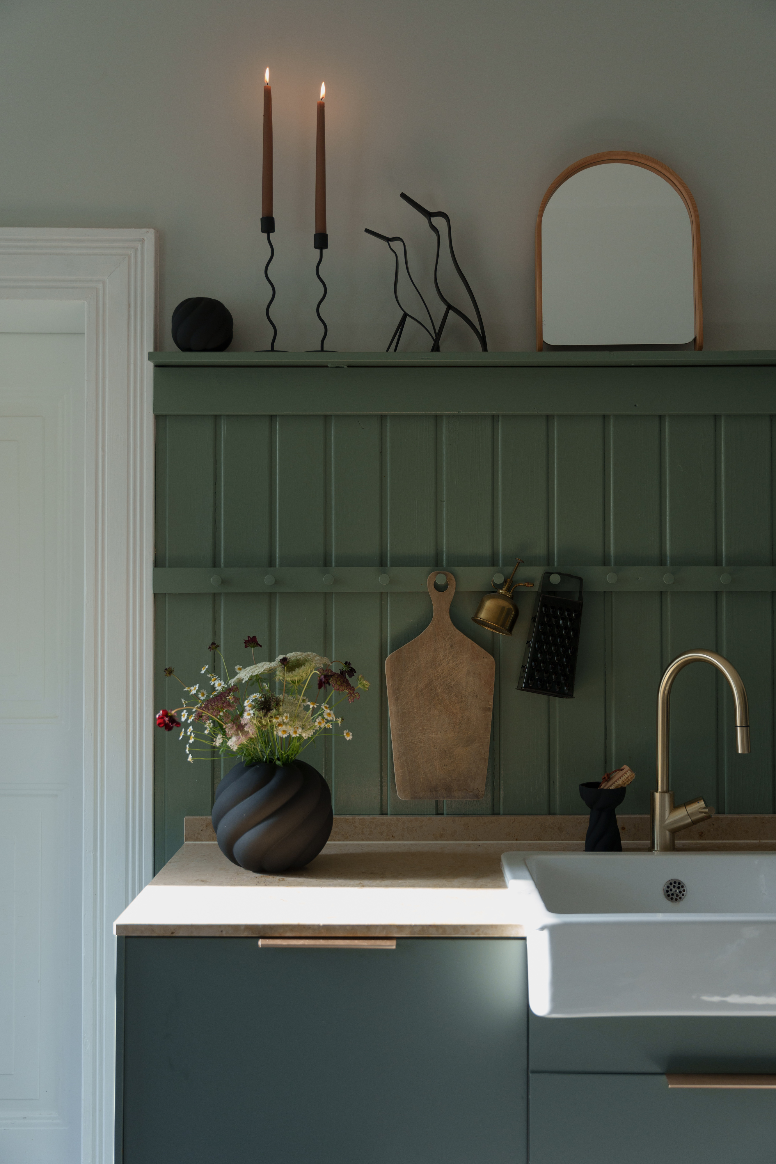 Cooee Design Woody Bird High Koriste Mustaksi Täytetty Tammi 32cm