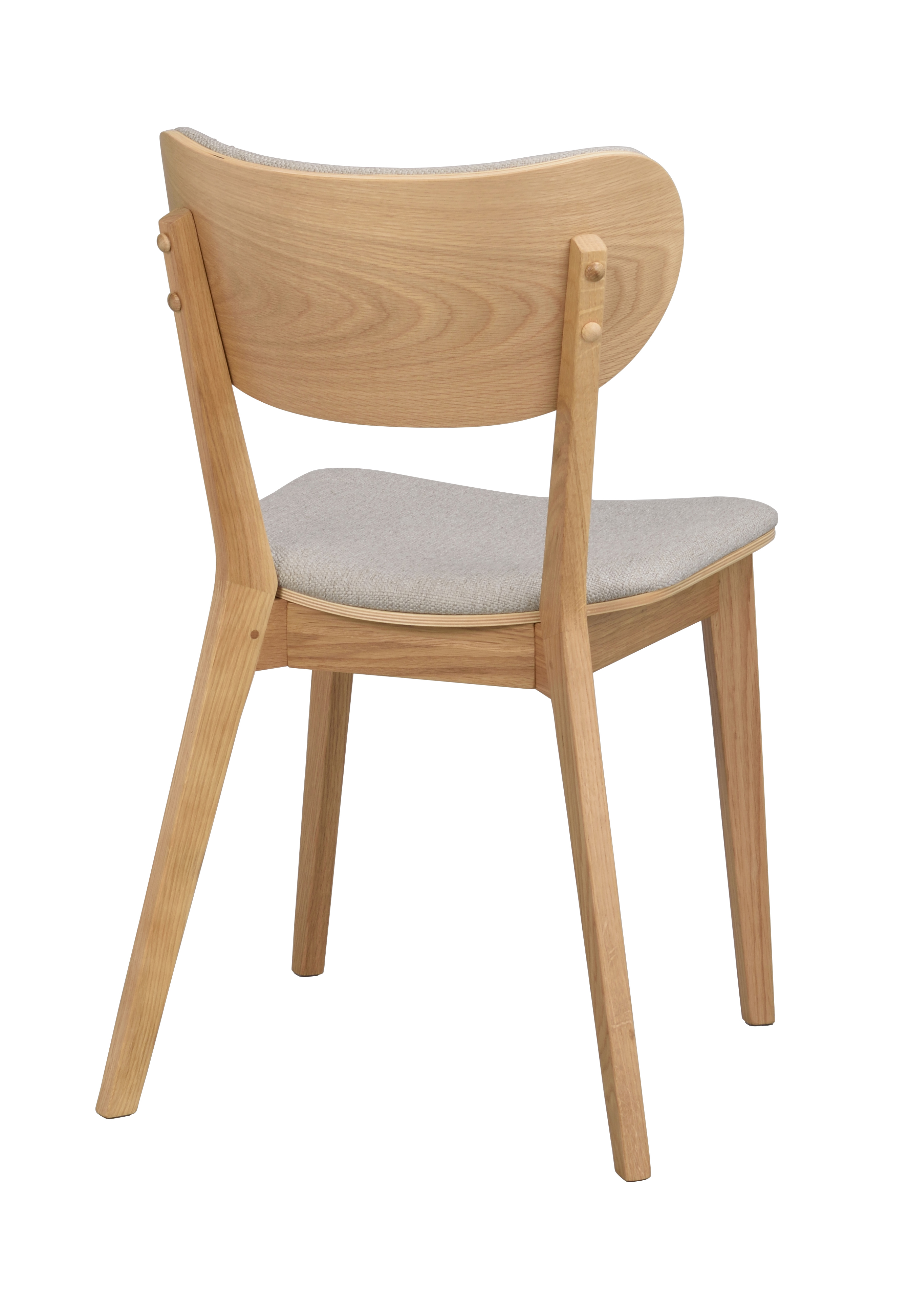Rowico Home Kato Esszimmerstuhl Eiche/Graubeige
