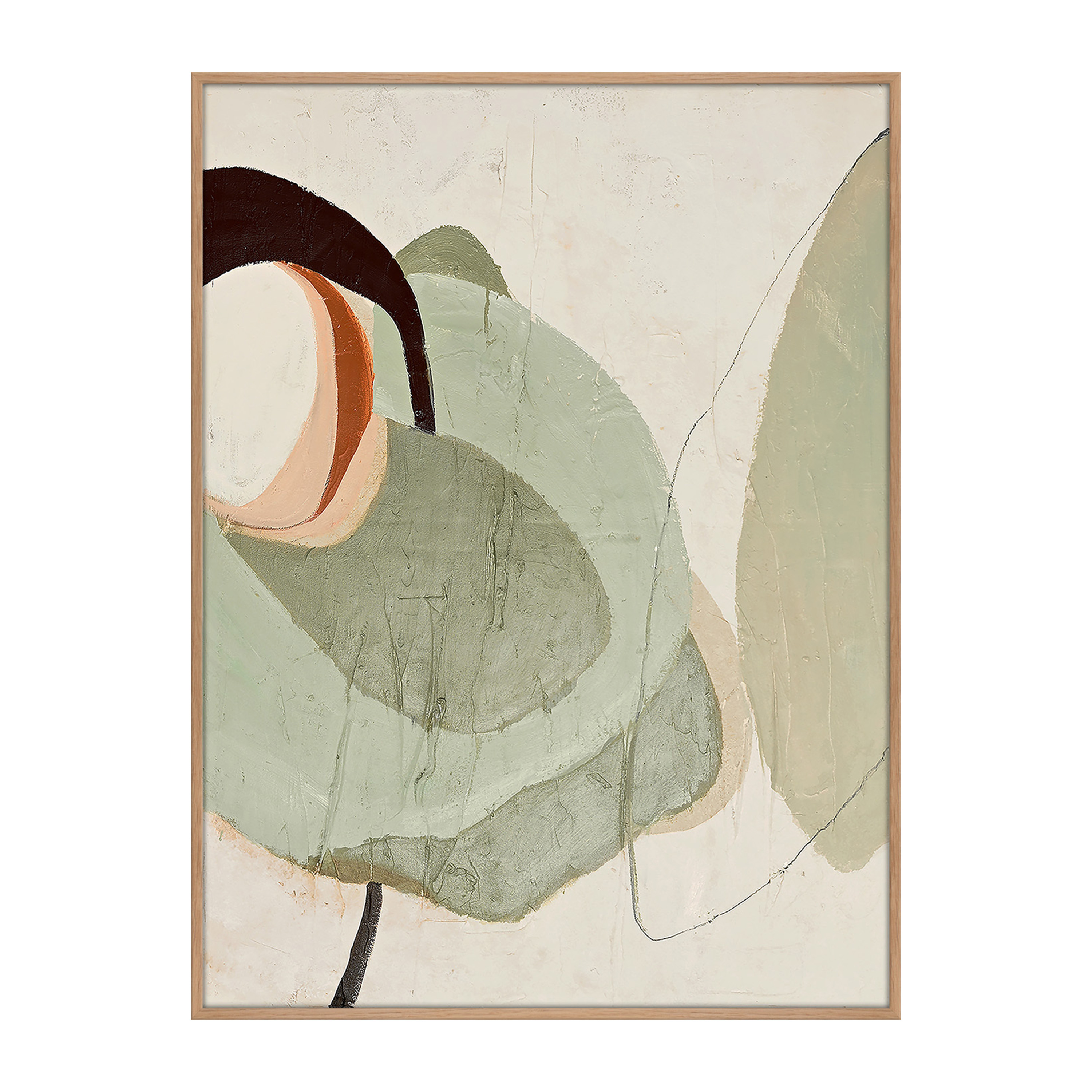 Moon Rock Oak Frame Tavla 90x120