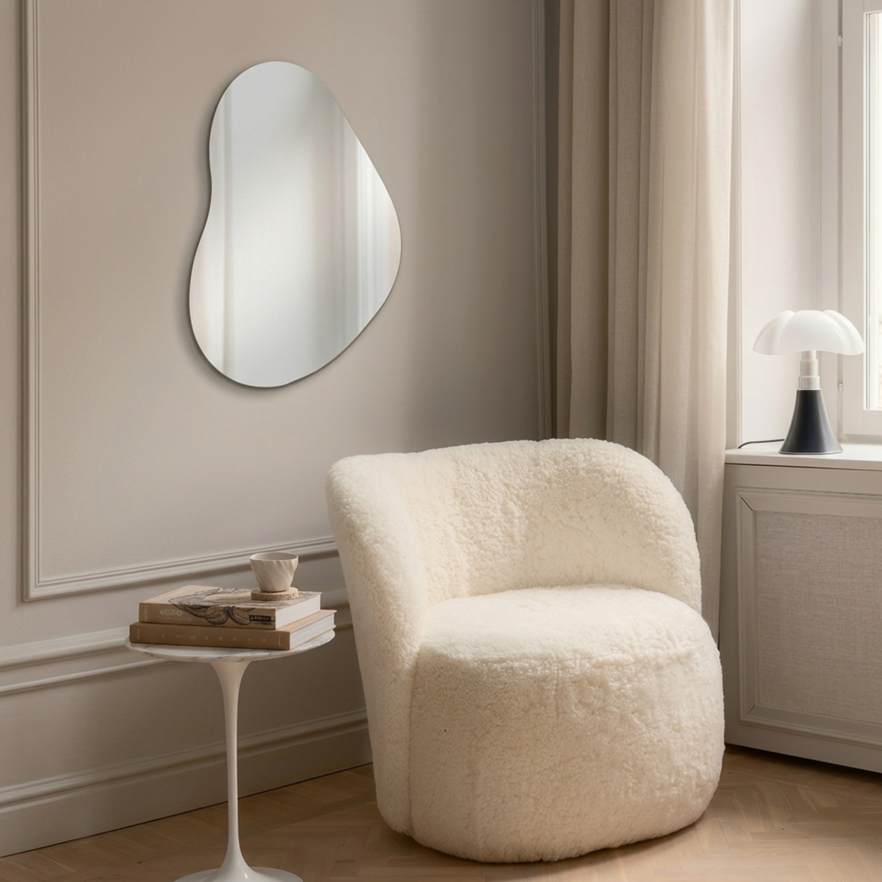 Sleepo Collection Santorini Cloud Spegel 55x40