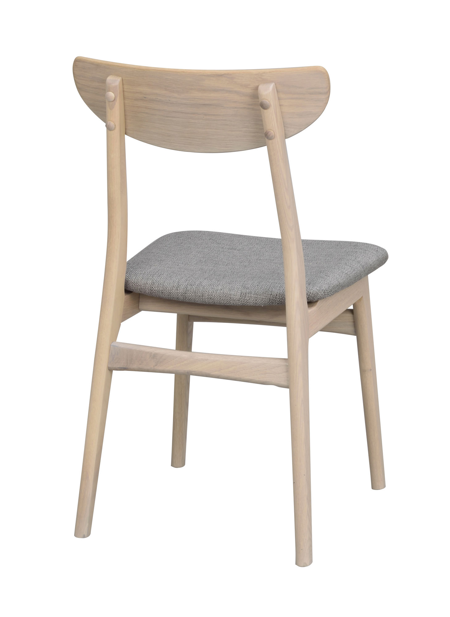 Rowico Home Rodham Matstol Vitpigment Ek/Ljusgrå