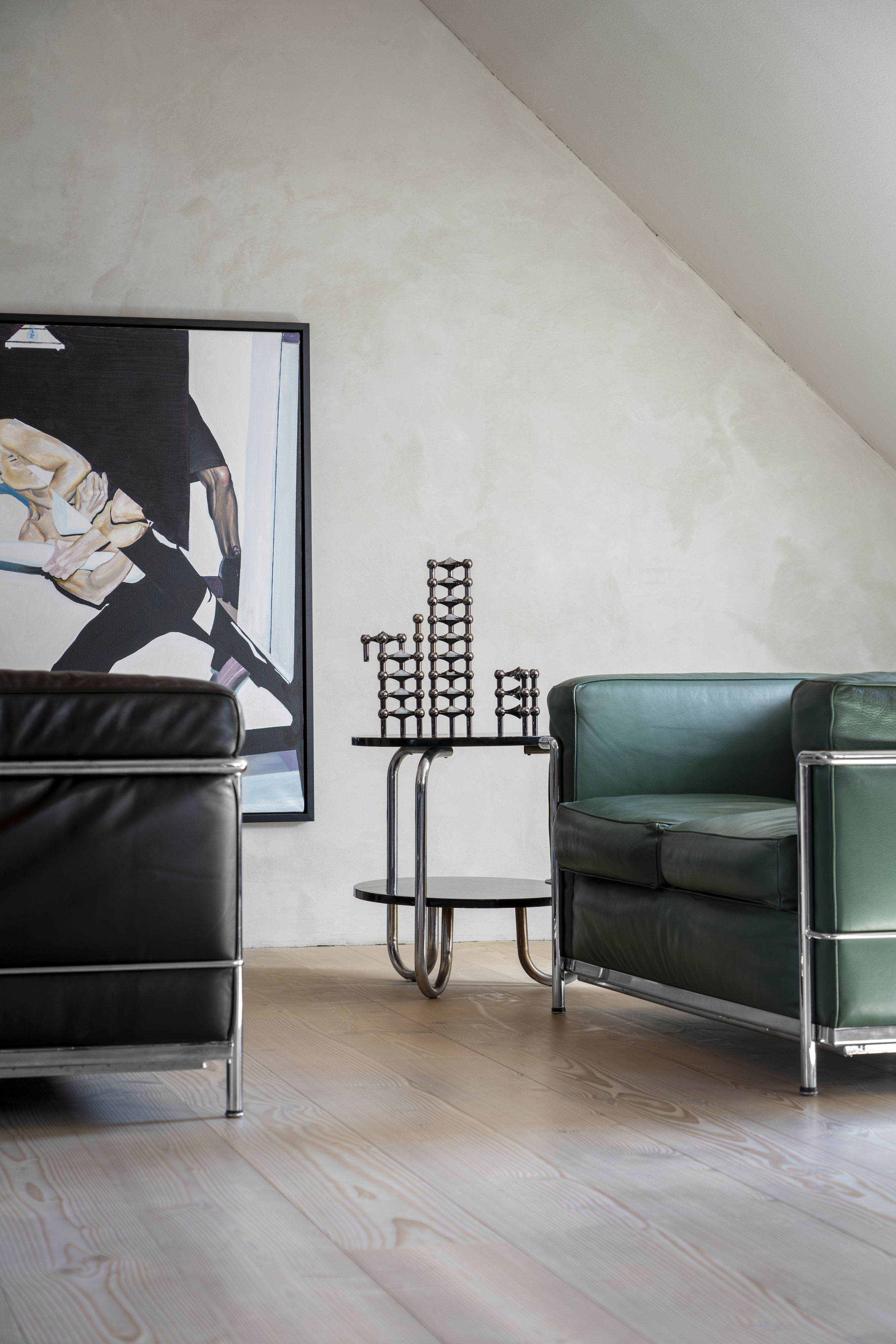 Stoff STOFF Nagel Lysestake Black Chrome