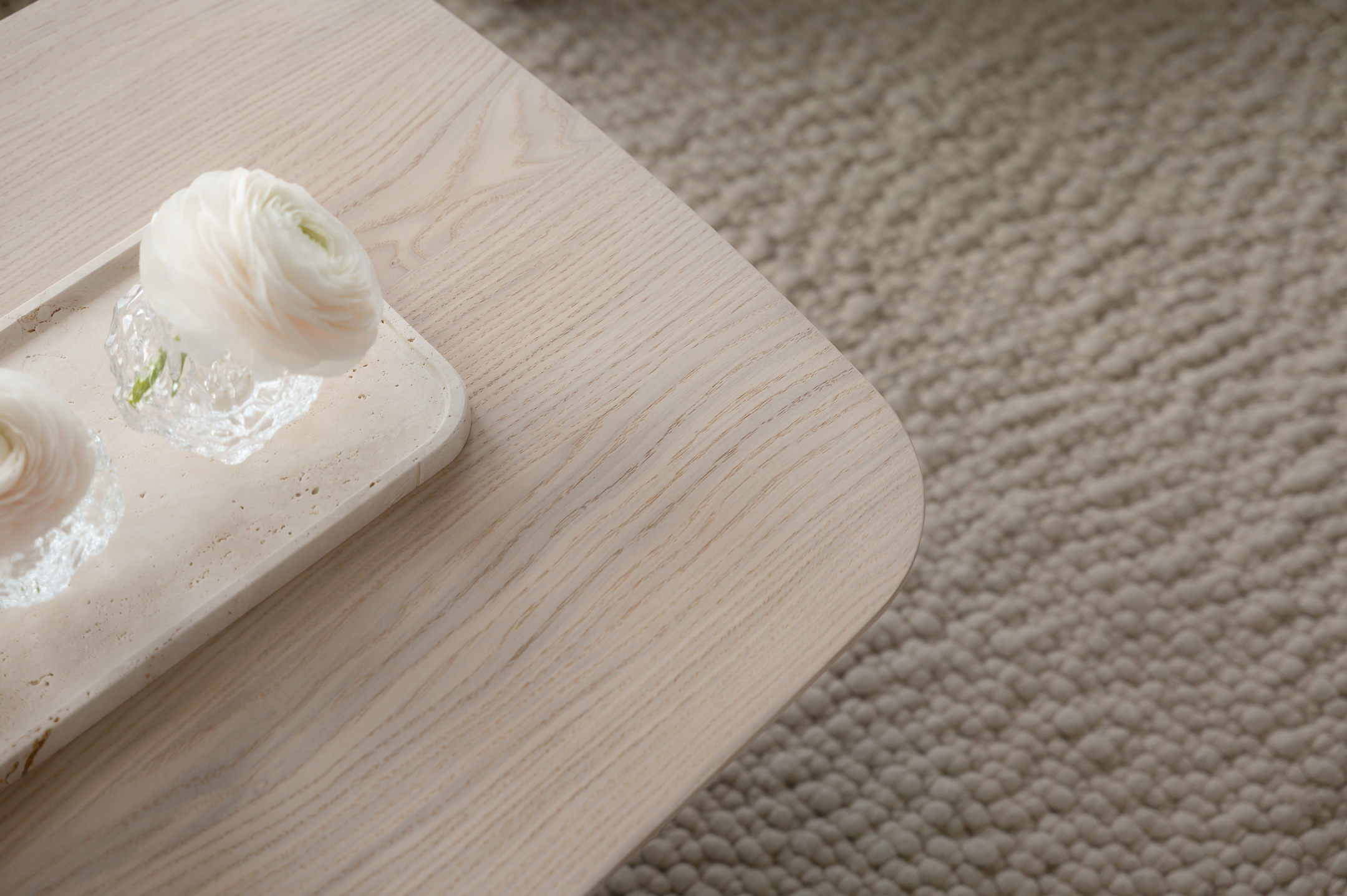 Sleepo Collection Ivy Soffbord Vitoljad Ek 120cm