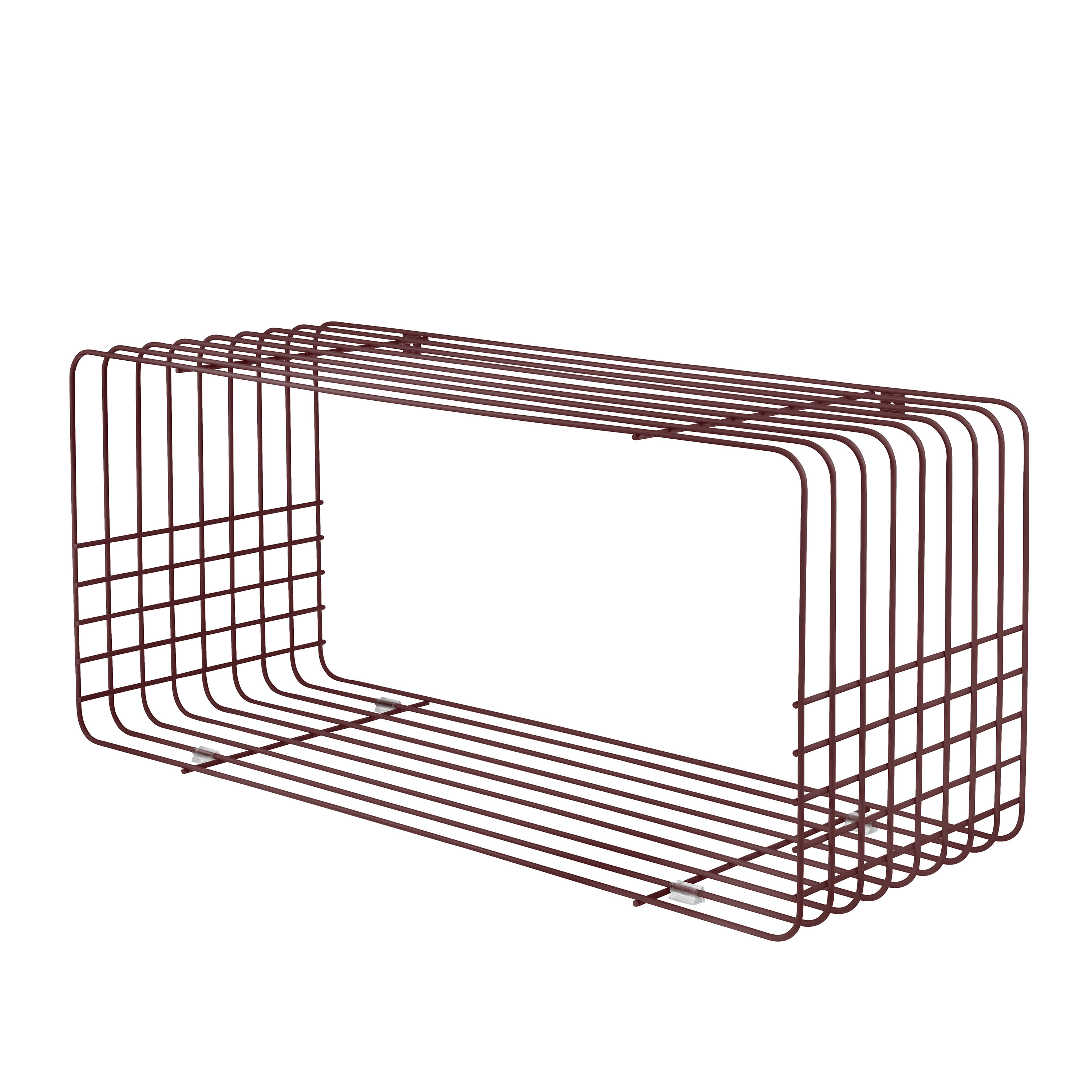 Wire Hylle Vinrød 70x31