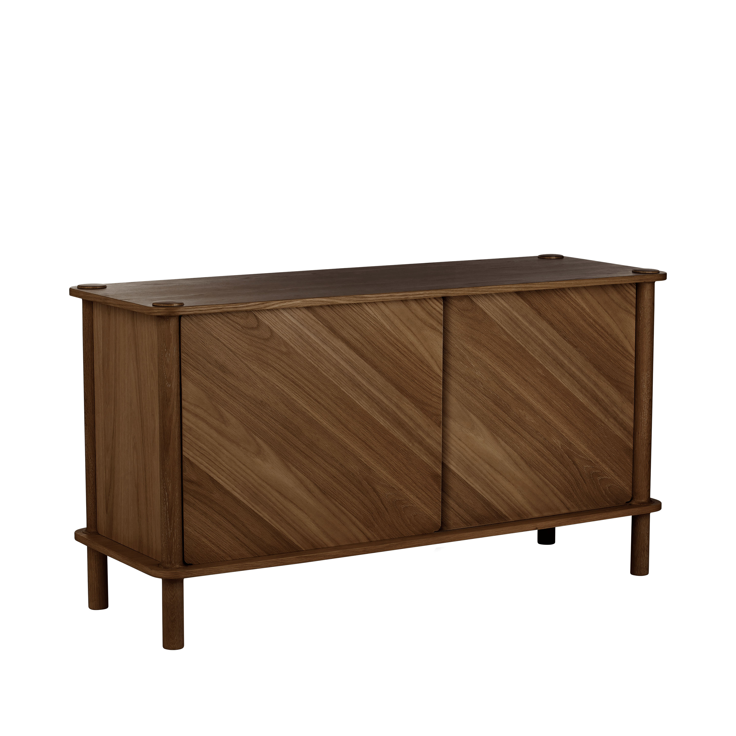 Umage Italic Sidobord 2 Dörrar Dark Oak 135cm