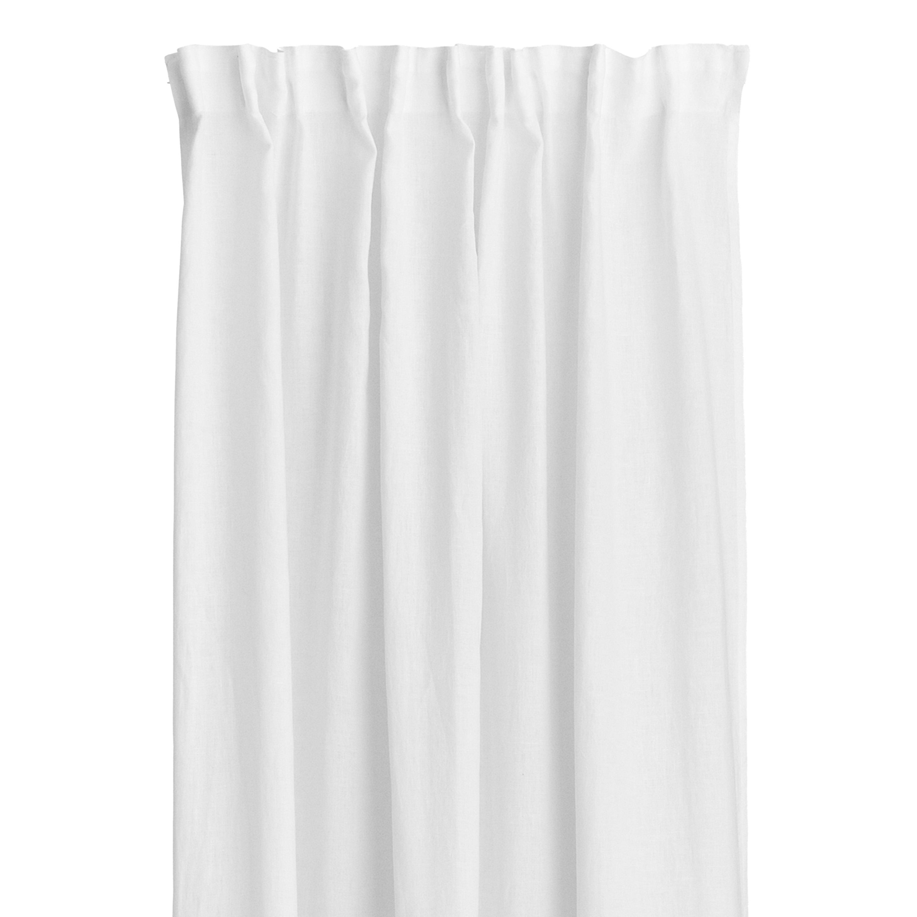 Sunshine Gardinlängd Linne White 140x250