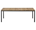 Mood Rounded Matbord Natur/Anthracite 208x100