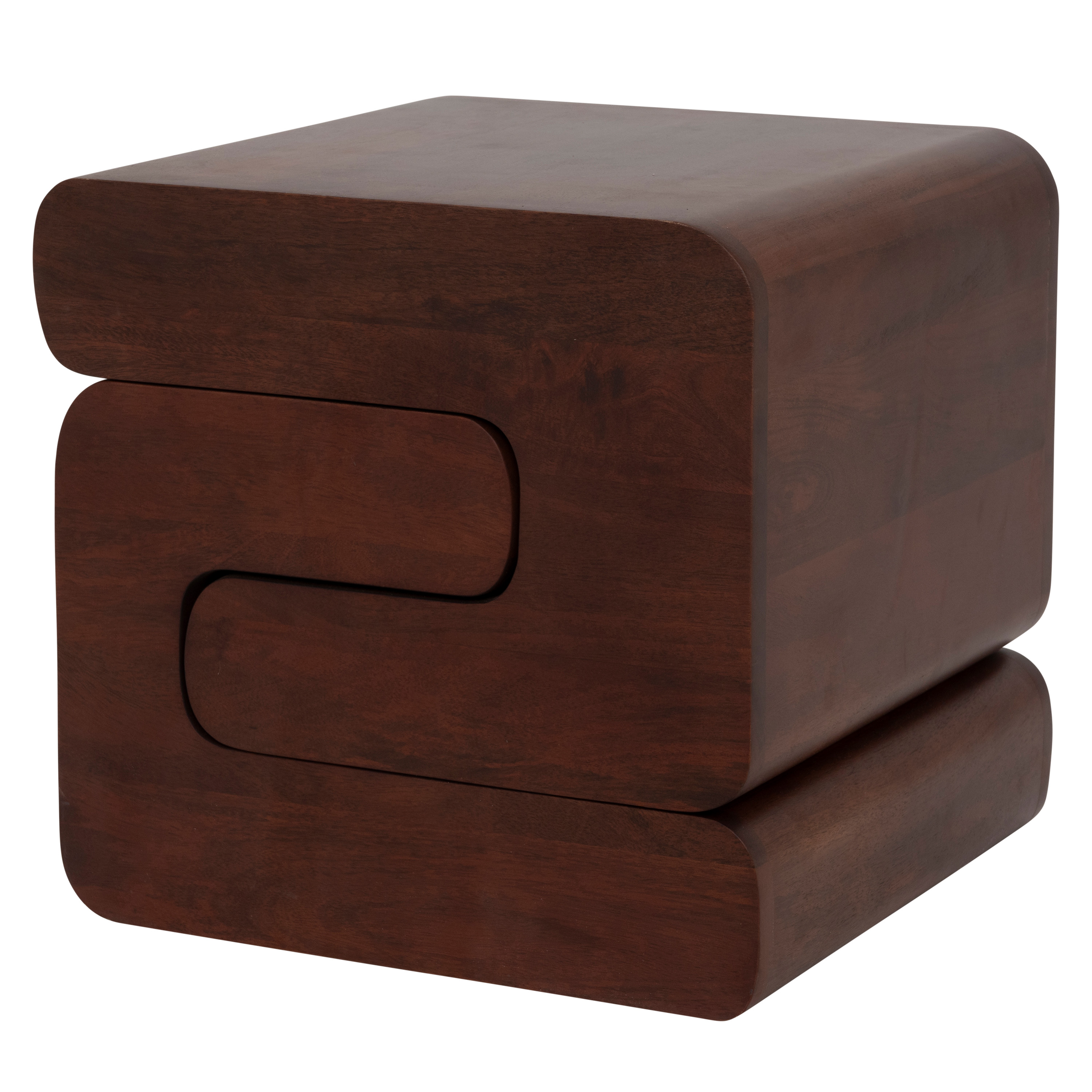 Lugn Sidobord Walnut 39x38