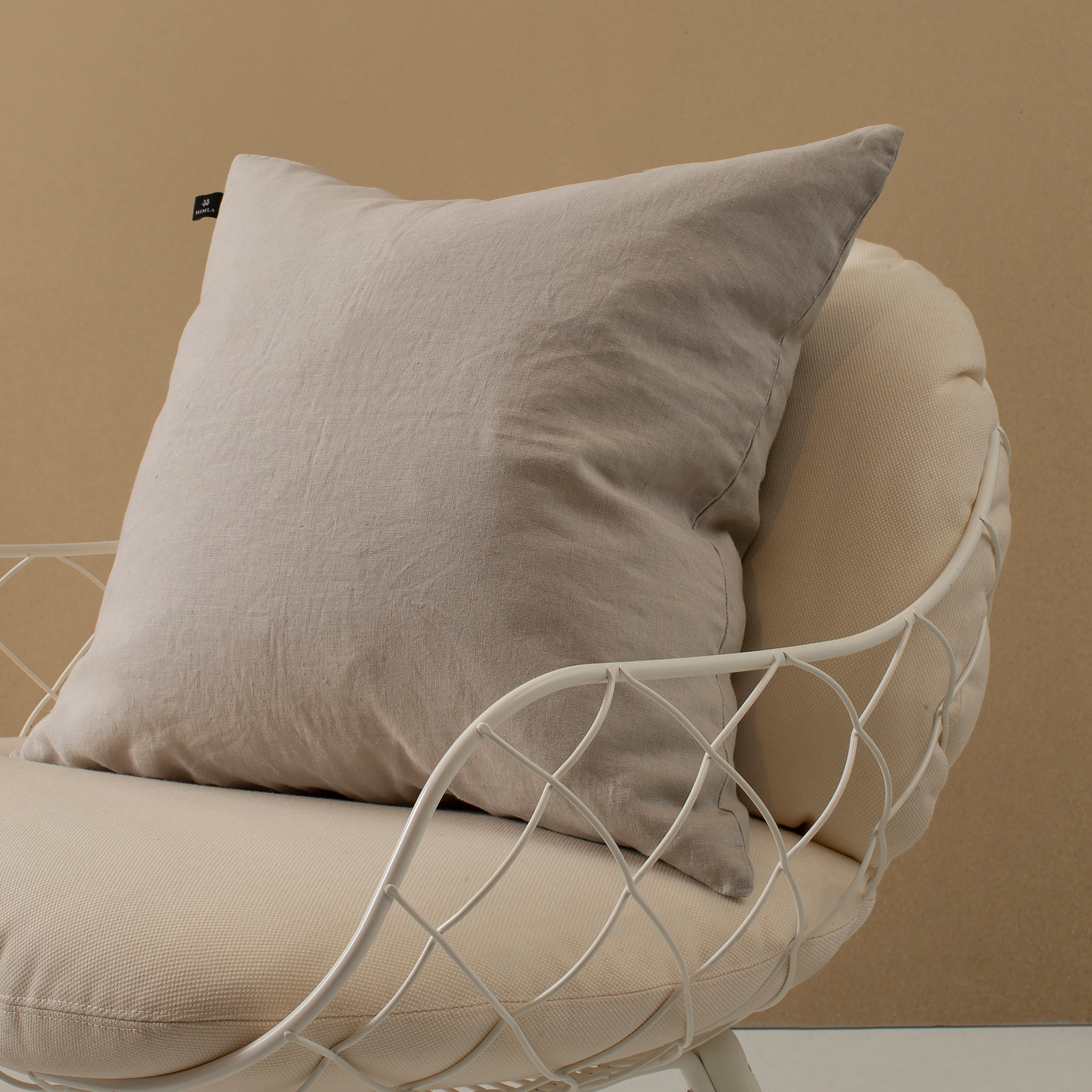 Himla Sunshine Kuddfodral Linne Ash 50x50