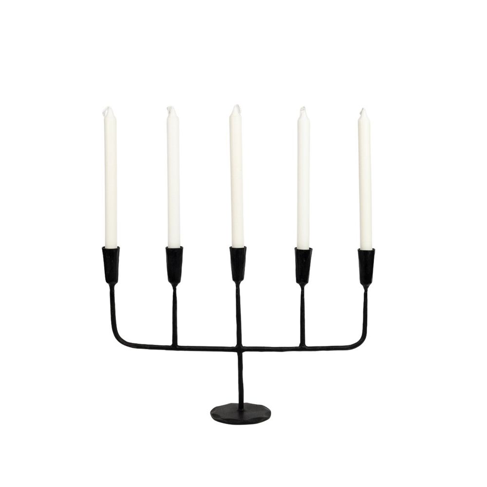 Olsson &amp; Jensen Ina 5-Armad Ljusstake Svart 31cm