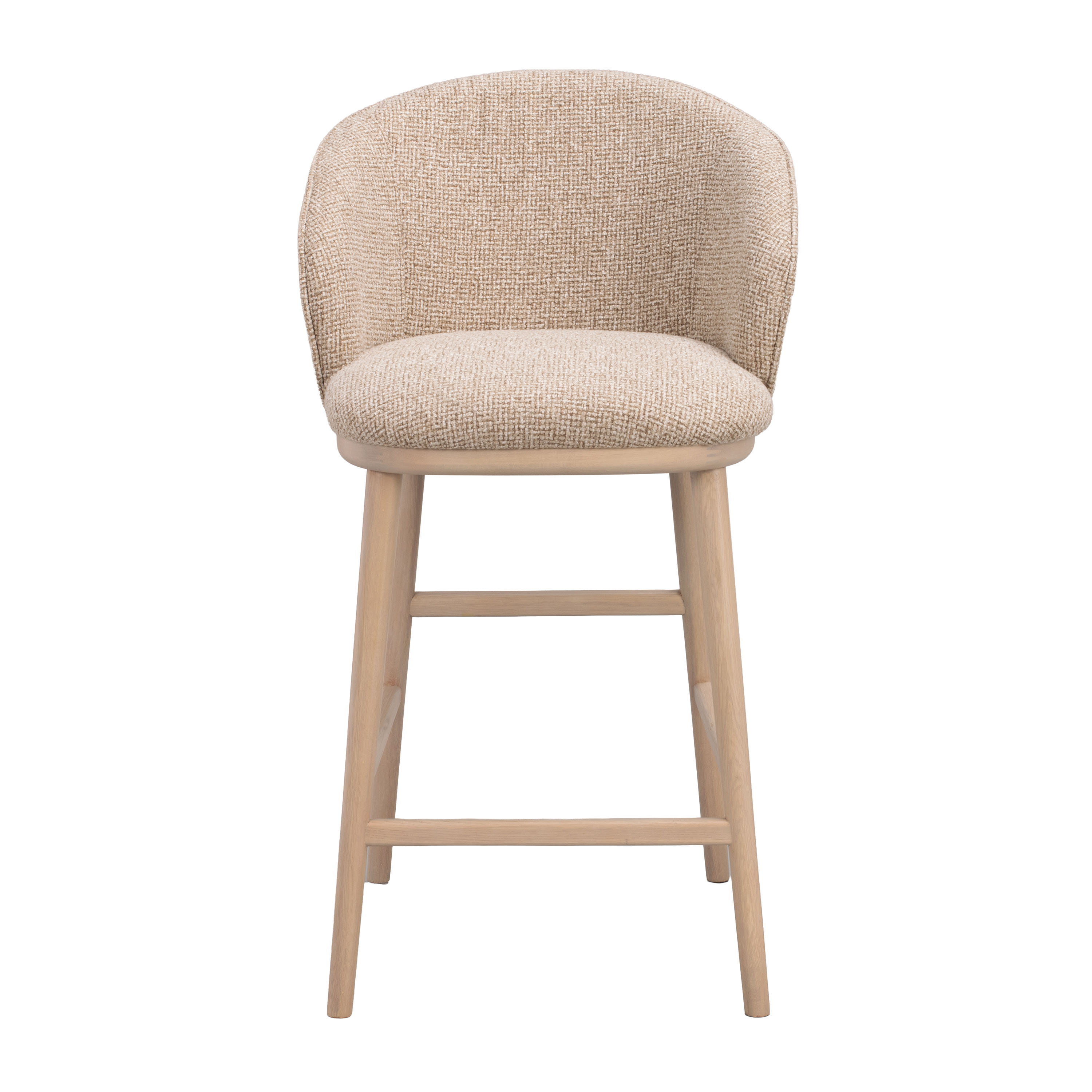 Judson Barstol Mellanbeige/Vitpigmenterad Ek