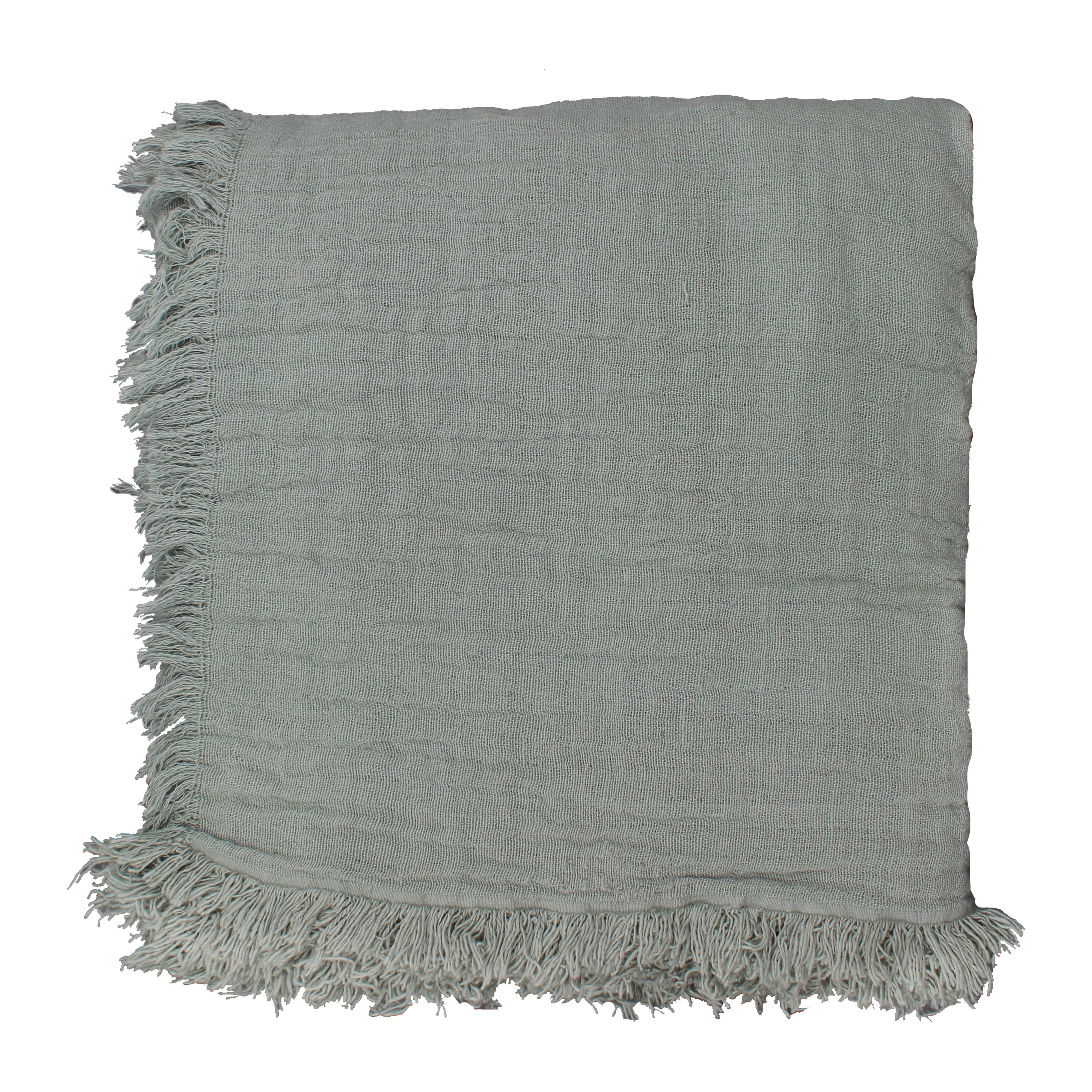 Mogihome - Hilda Överkast Muslin Grön 150x250