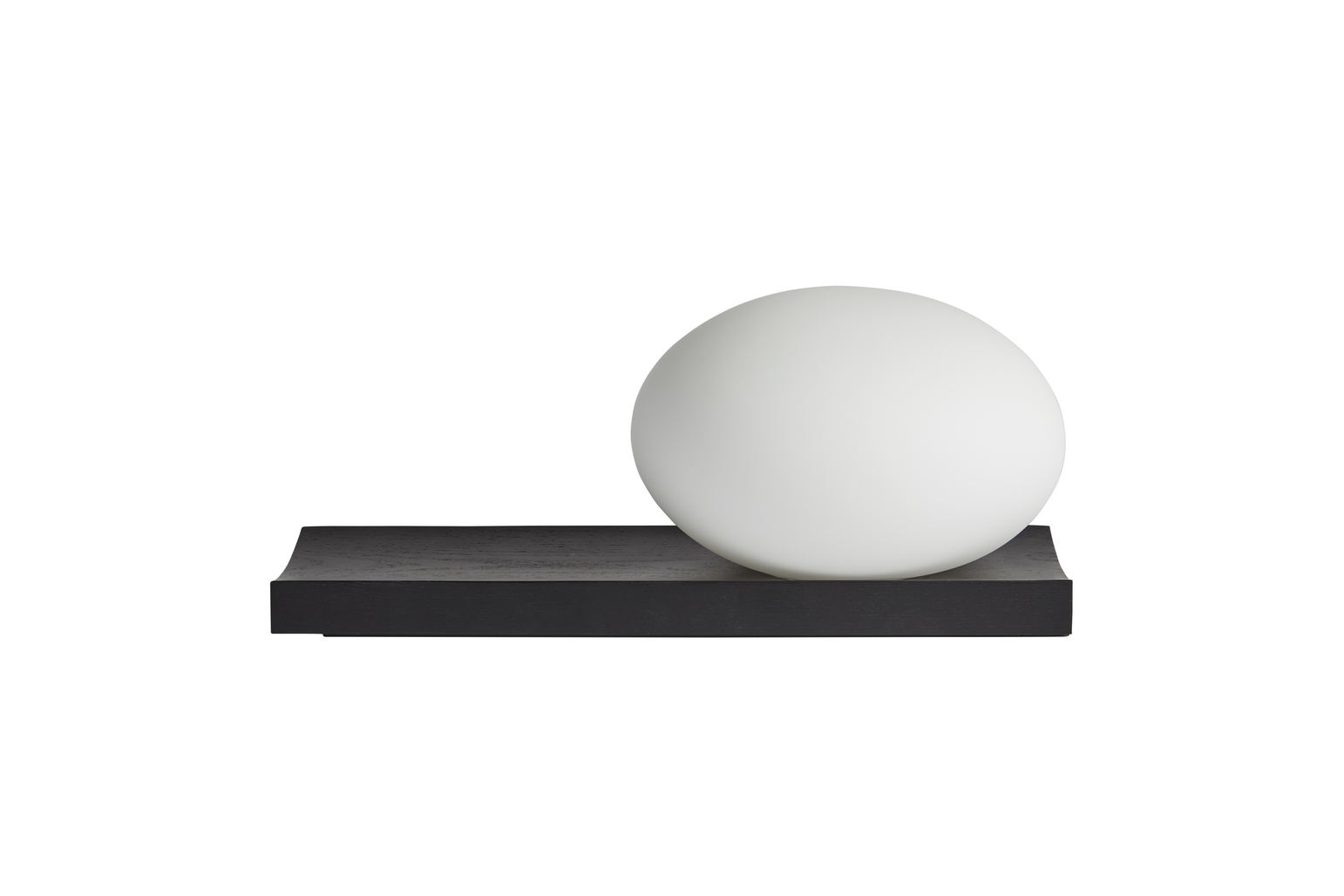 Woud - Dew Bord/Vägglampa Opal/Black Ash - Vit