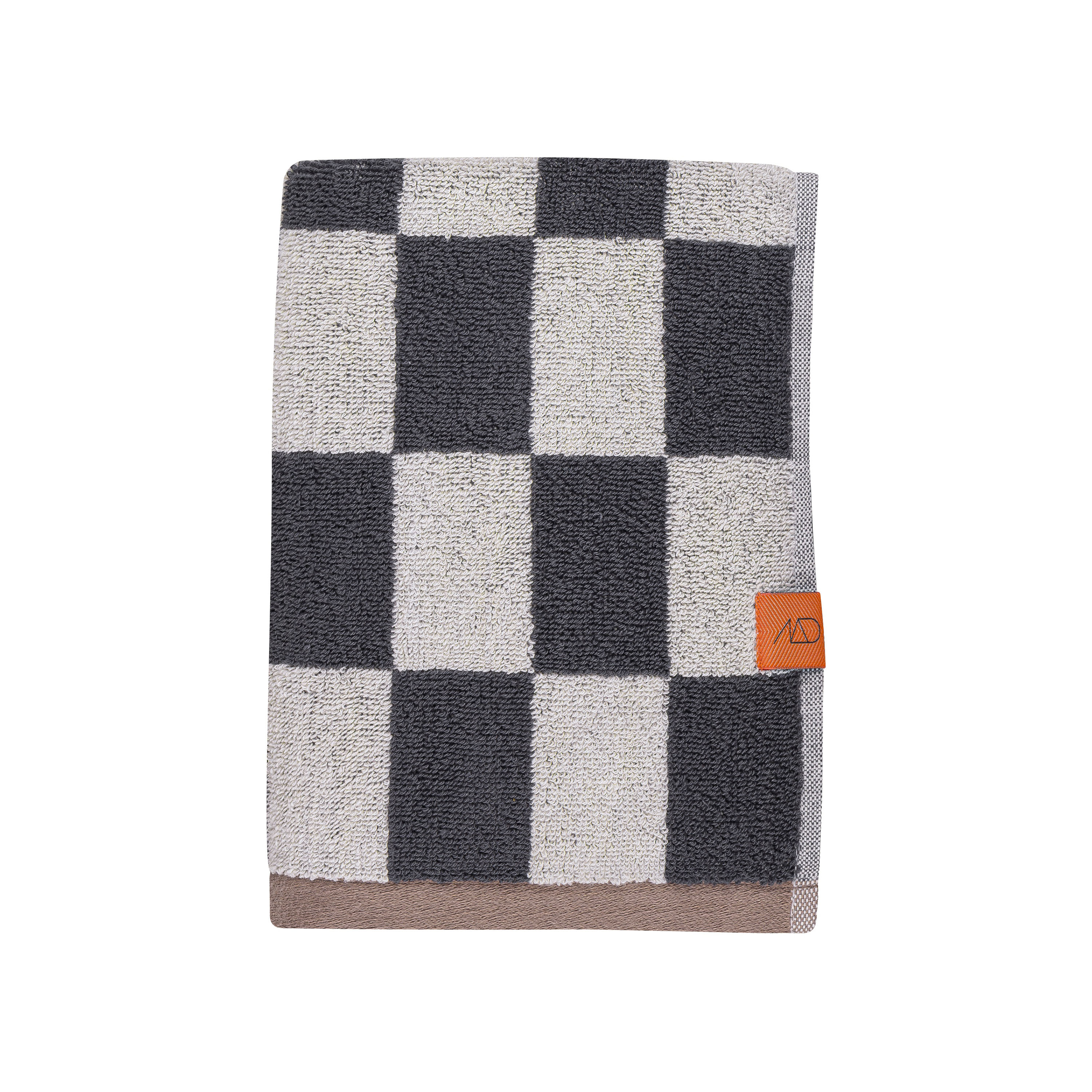 Retro Handtuch Dunkelgrau 40x55 2er-Pack