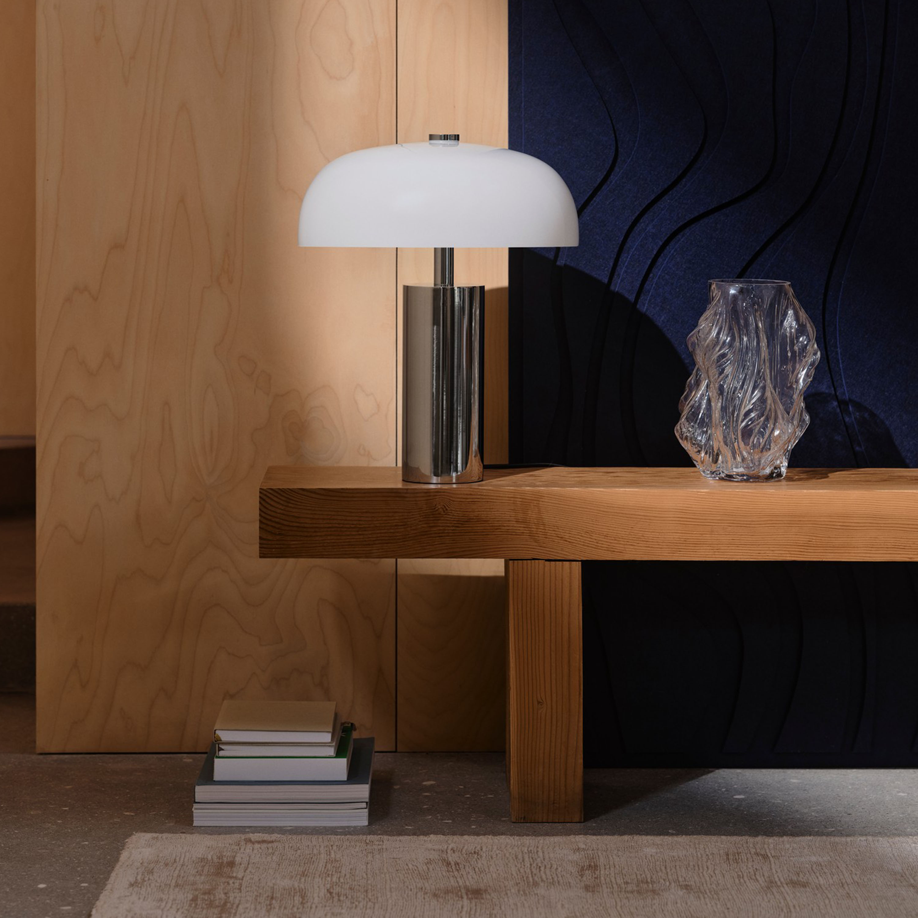 Nordlux Gabrielle Bordlampe Krom 43cm