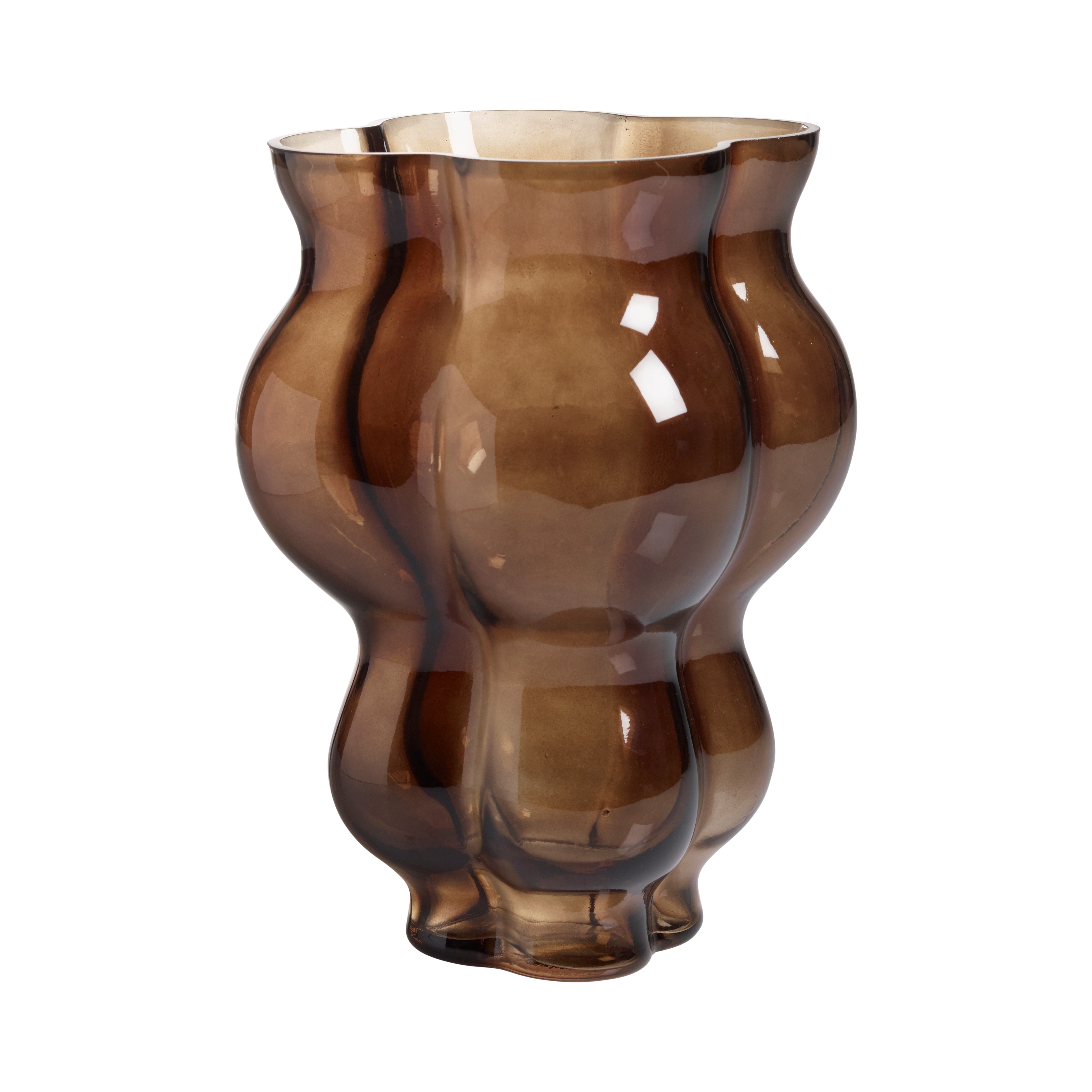 Mogihome - Bruno Vase Braun 25cm