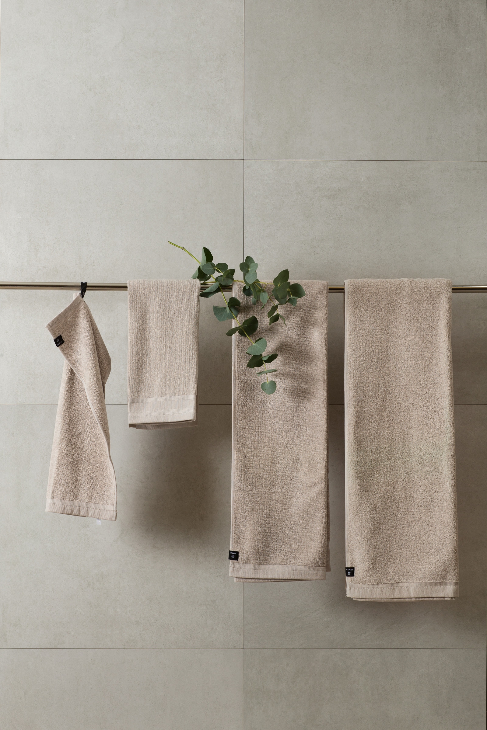 Himla Lina Handtuch Mother of Pearl 100x150