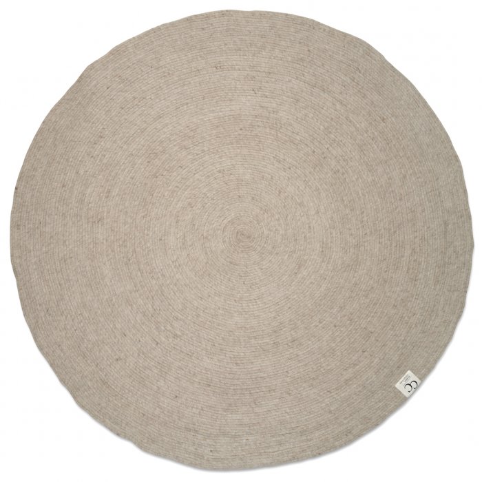 Merino Rund Ullmatta Oat Ø200