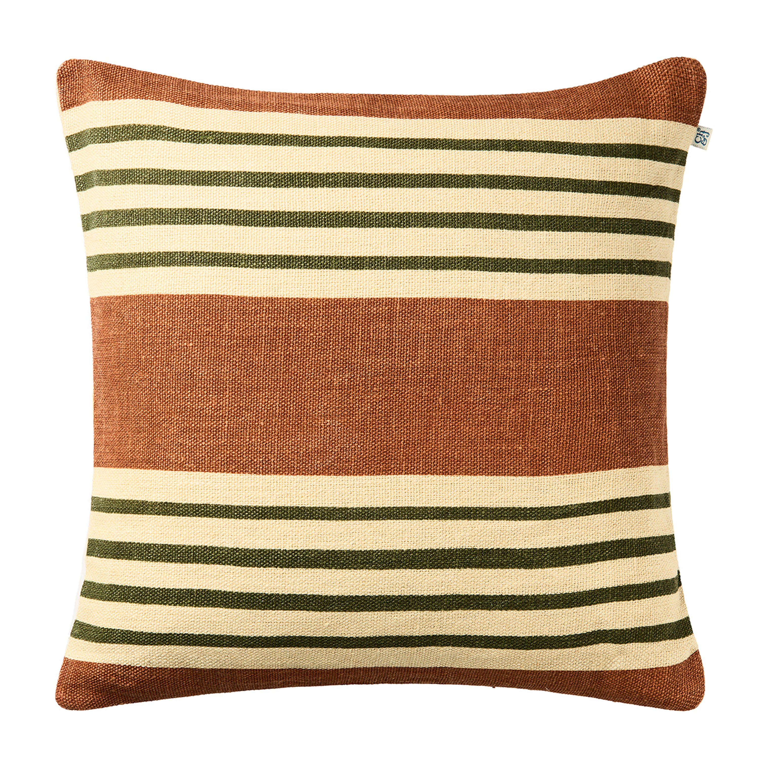 Aria Tyynyliina Apricot Orange/Cactus Green 50x50