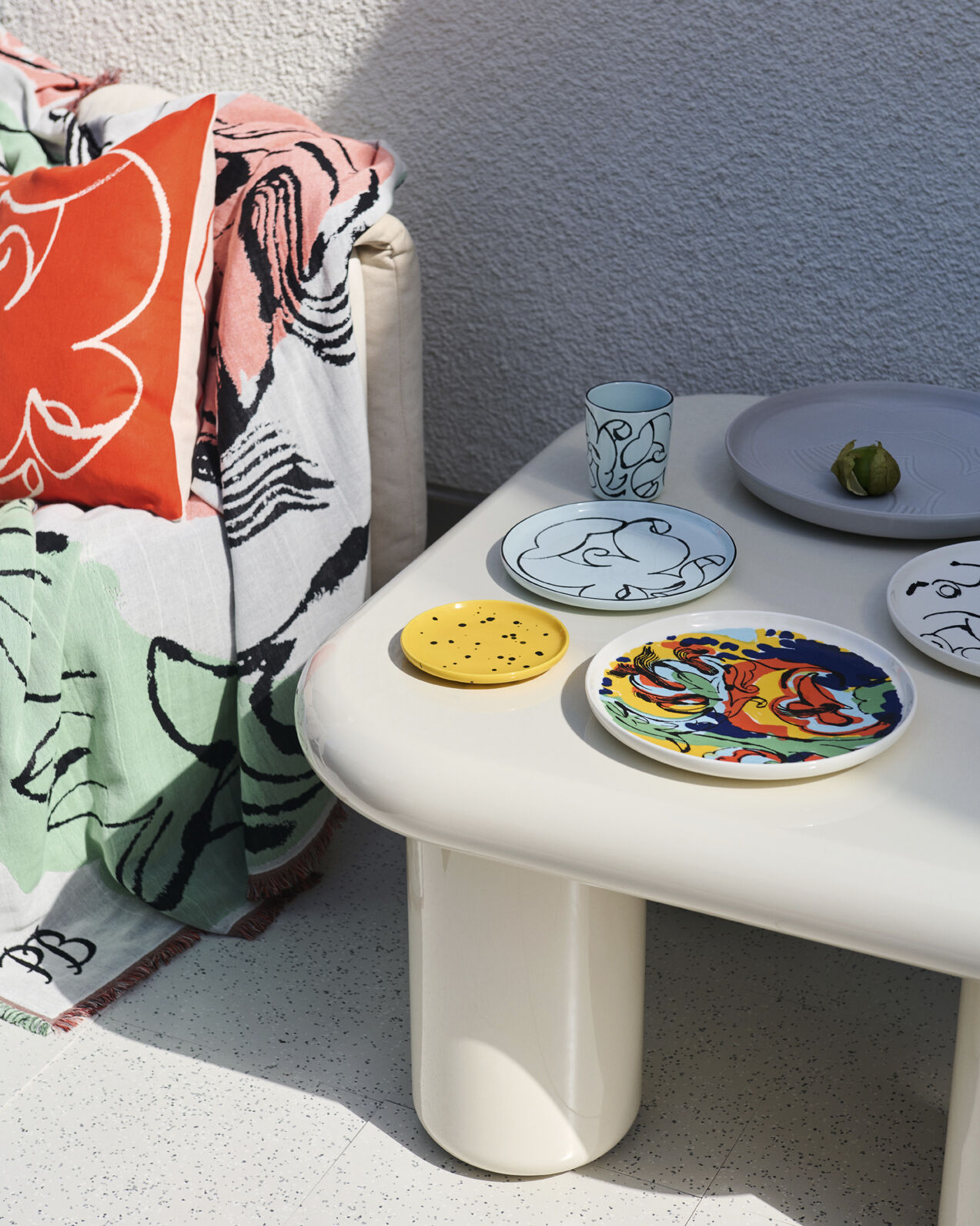 Marimekko Oiva/Pistilla Muki Minttu/Musta