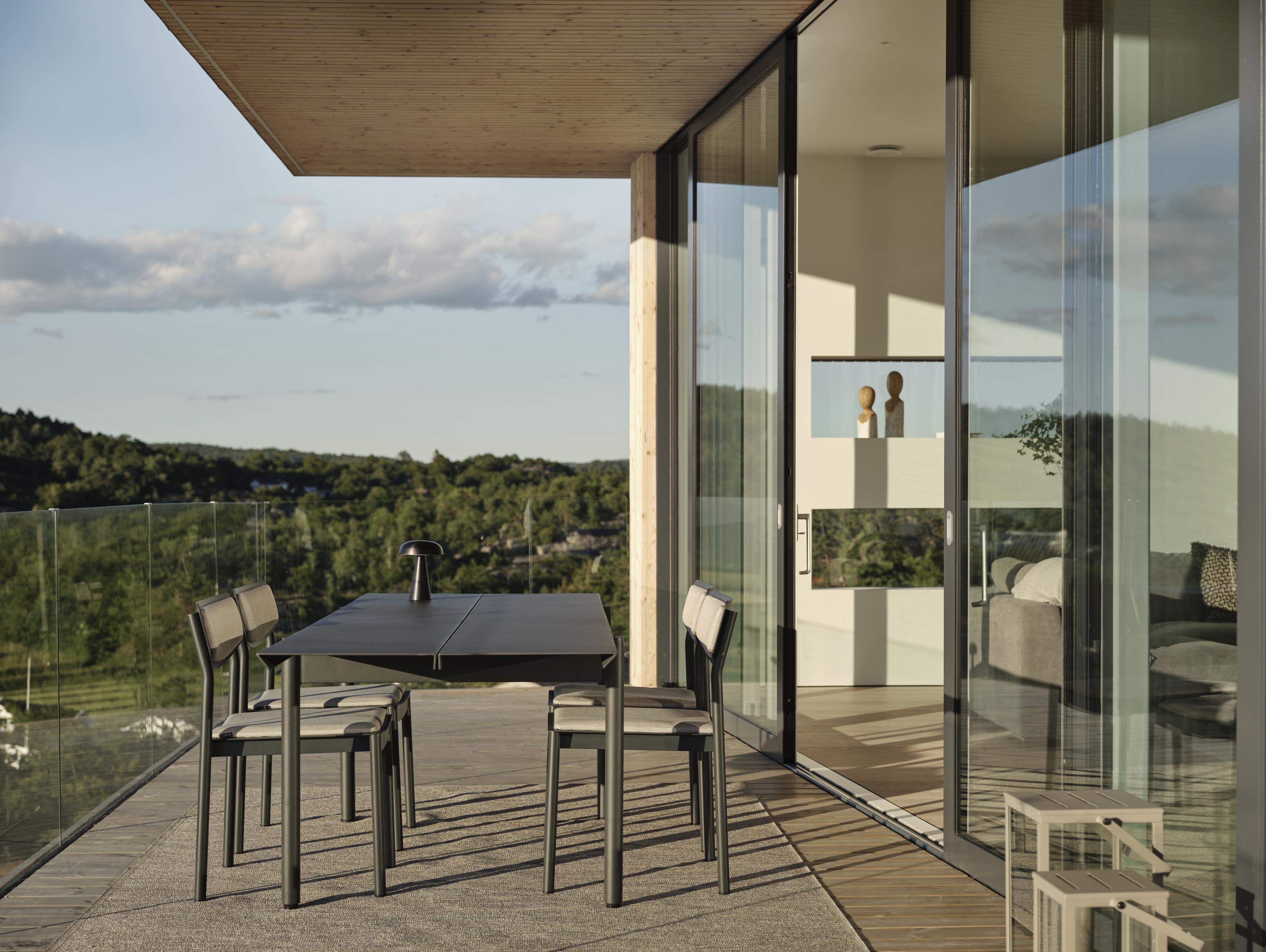 Brafab Matbord Antracit 180x90cm