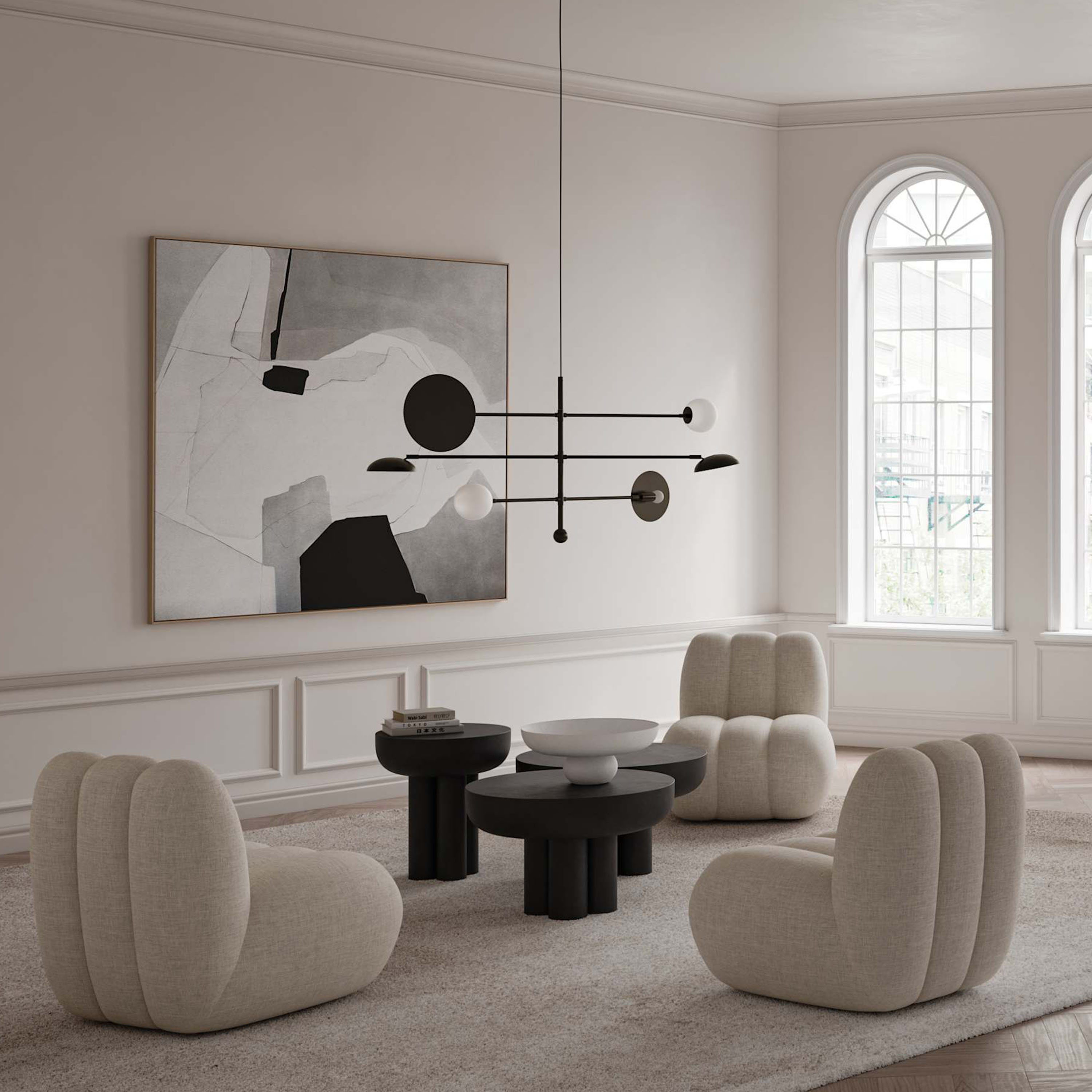 101 Copenhagen Baburu Big Große Schale Knochenweiß