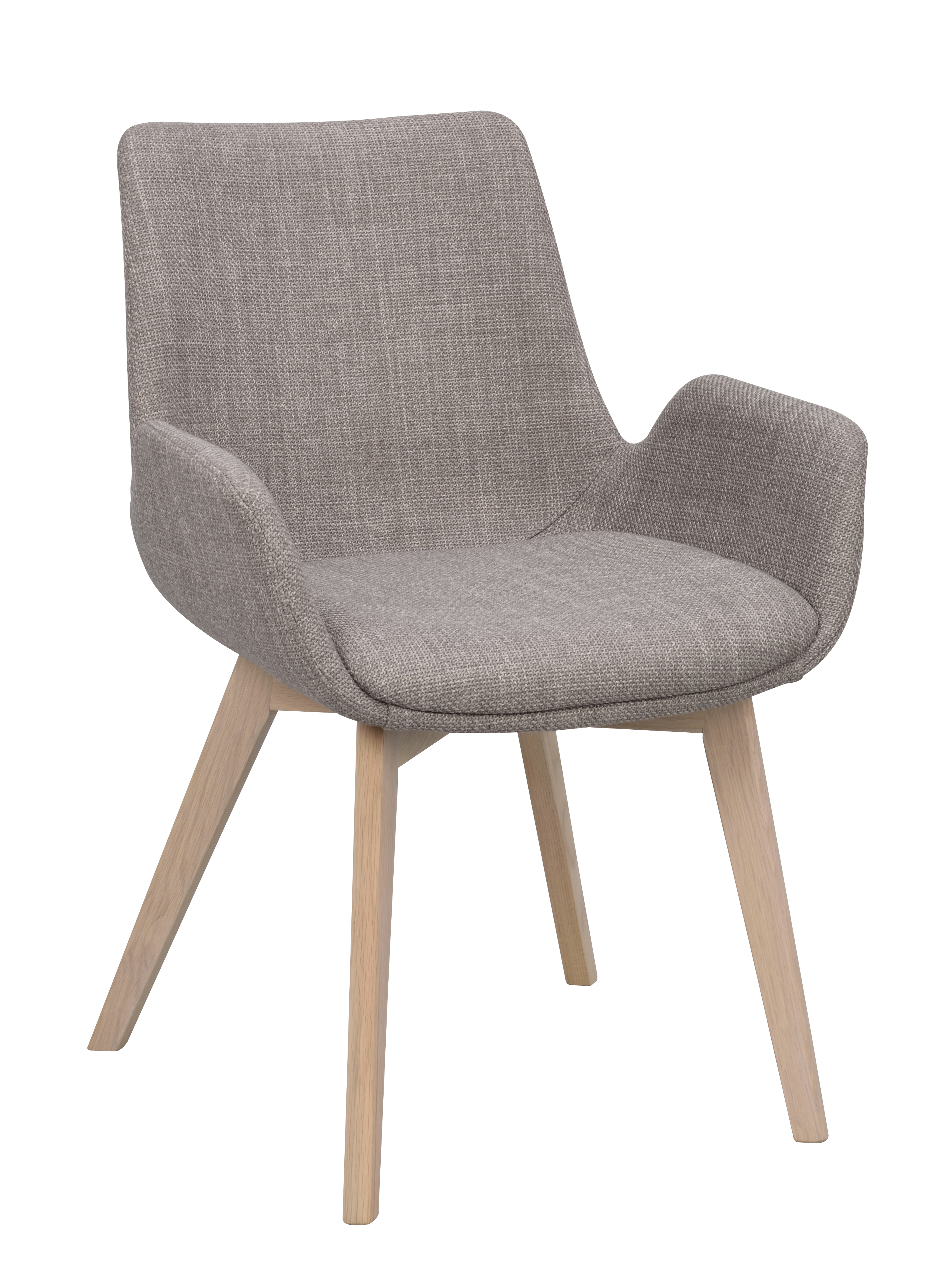 Drimsdale Karmstol Grå/Vitpigmenterad