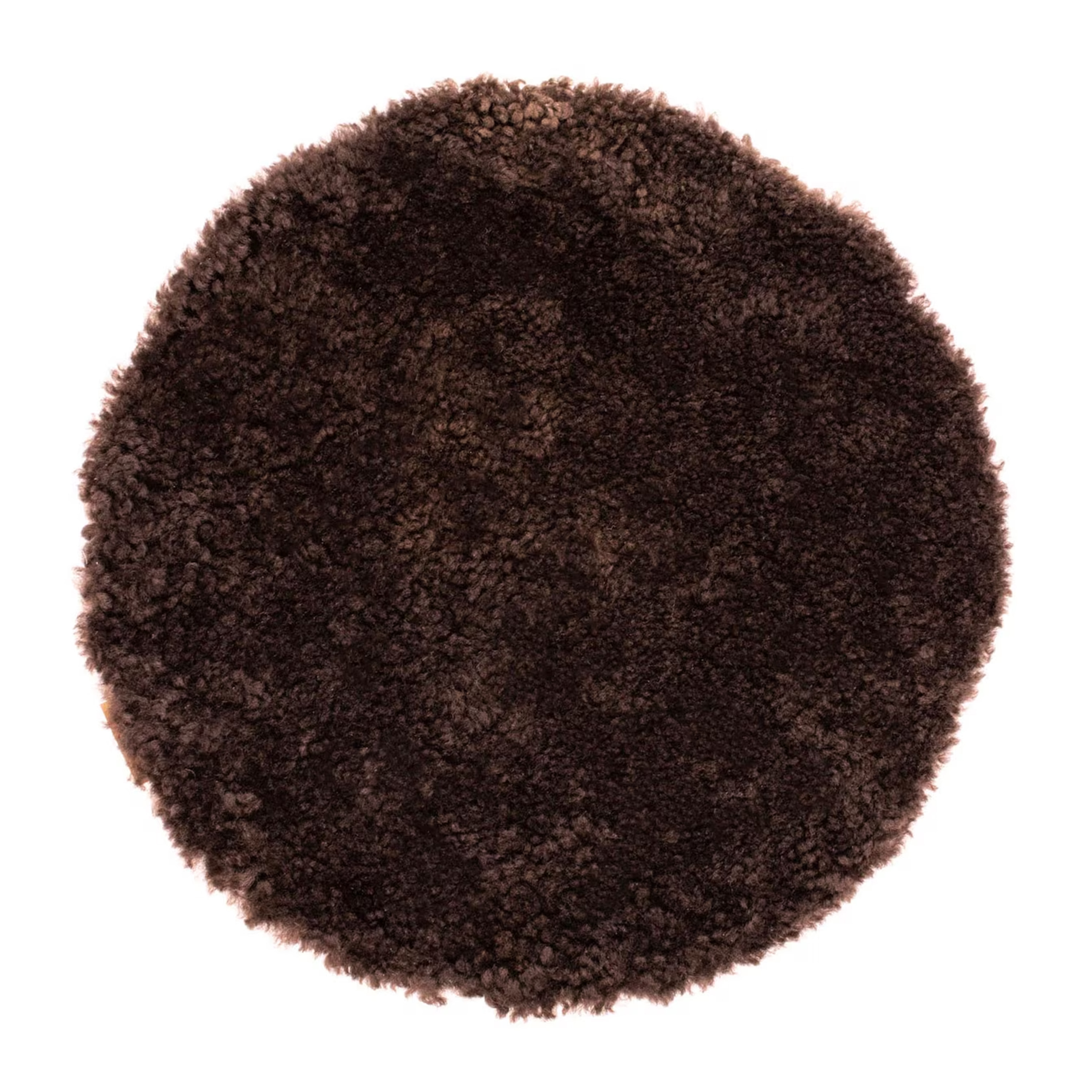 Jill Vadderad Stolsdyna Mörkbrun Ø36