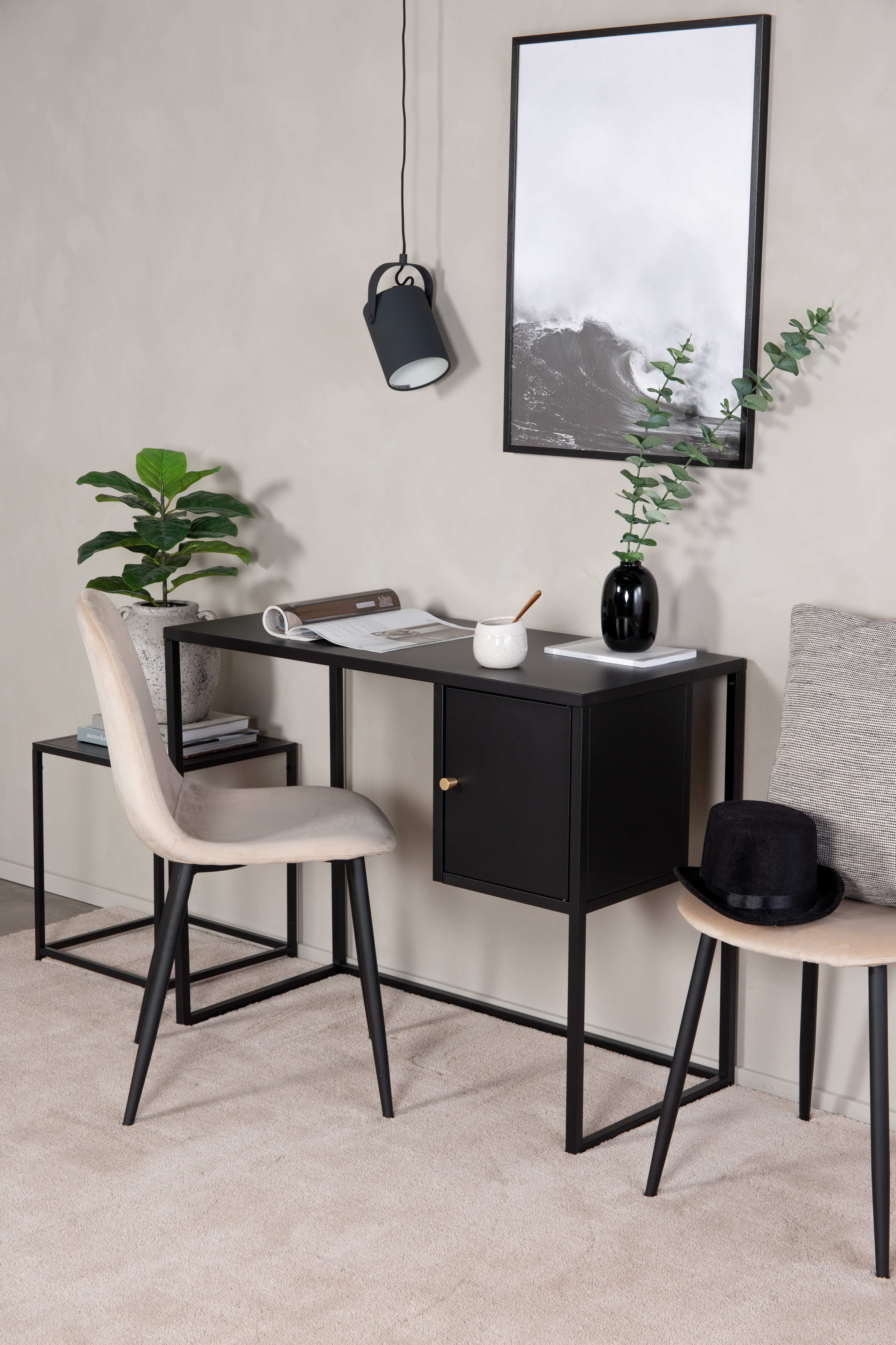 Venture Home Johanna Skrivbord Svart