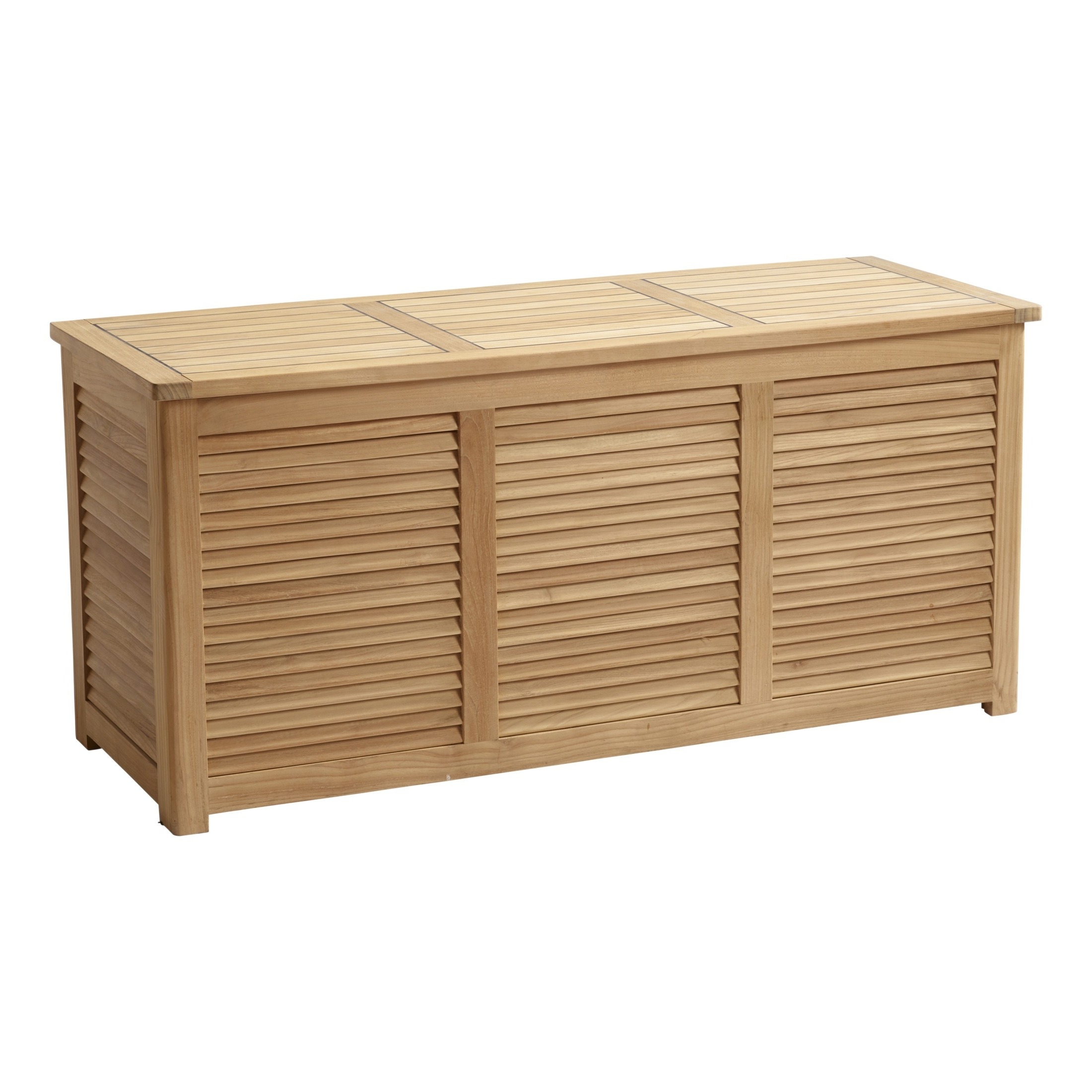 Cinas Classic Aufbewahrungsbox aus Teakholz 130cm