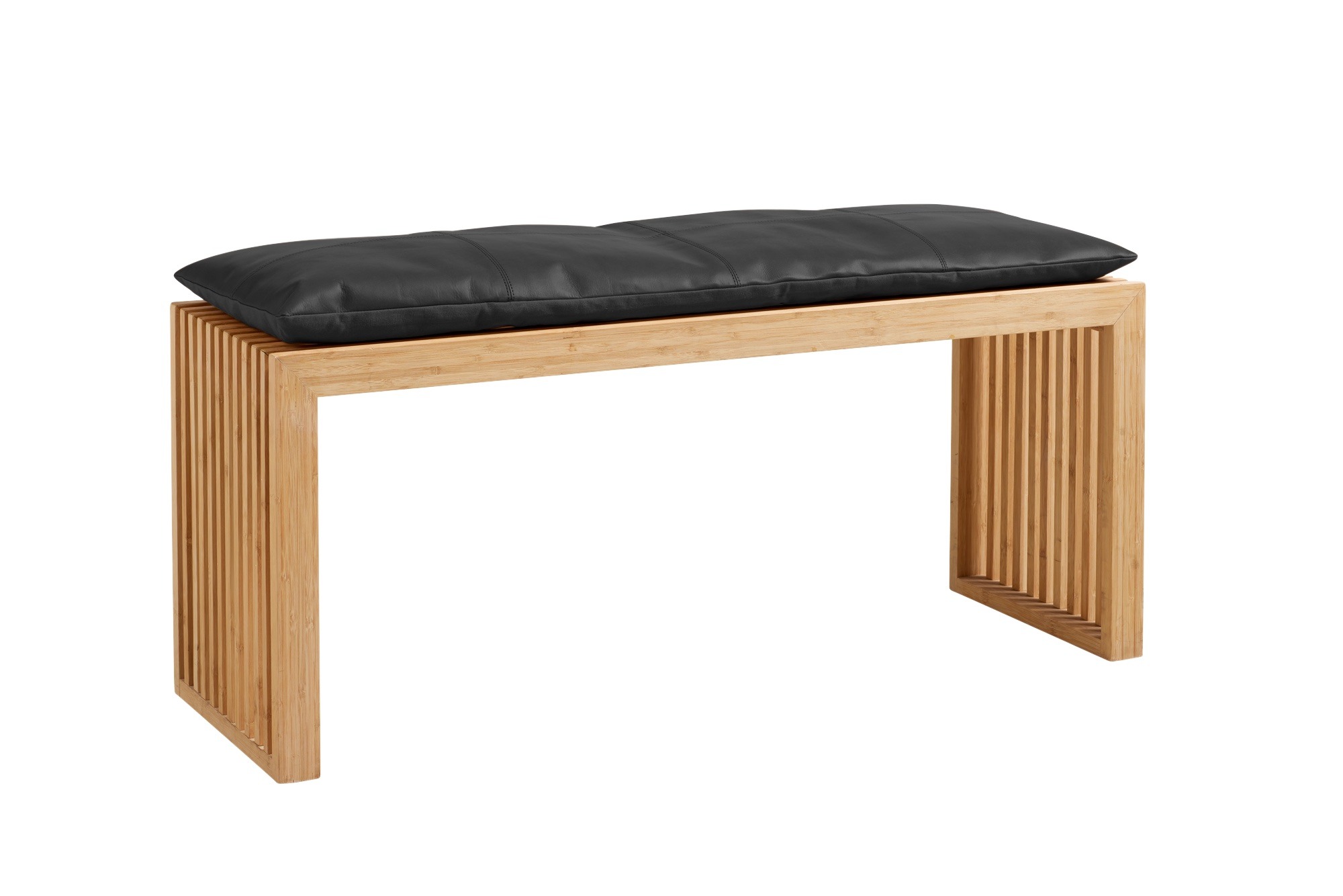 Rib Bank Bamboo/Schwarz 104cm