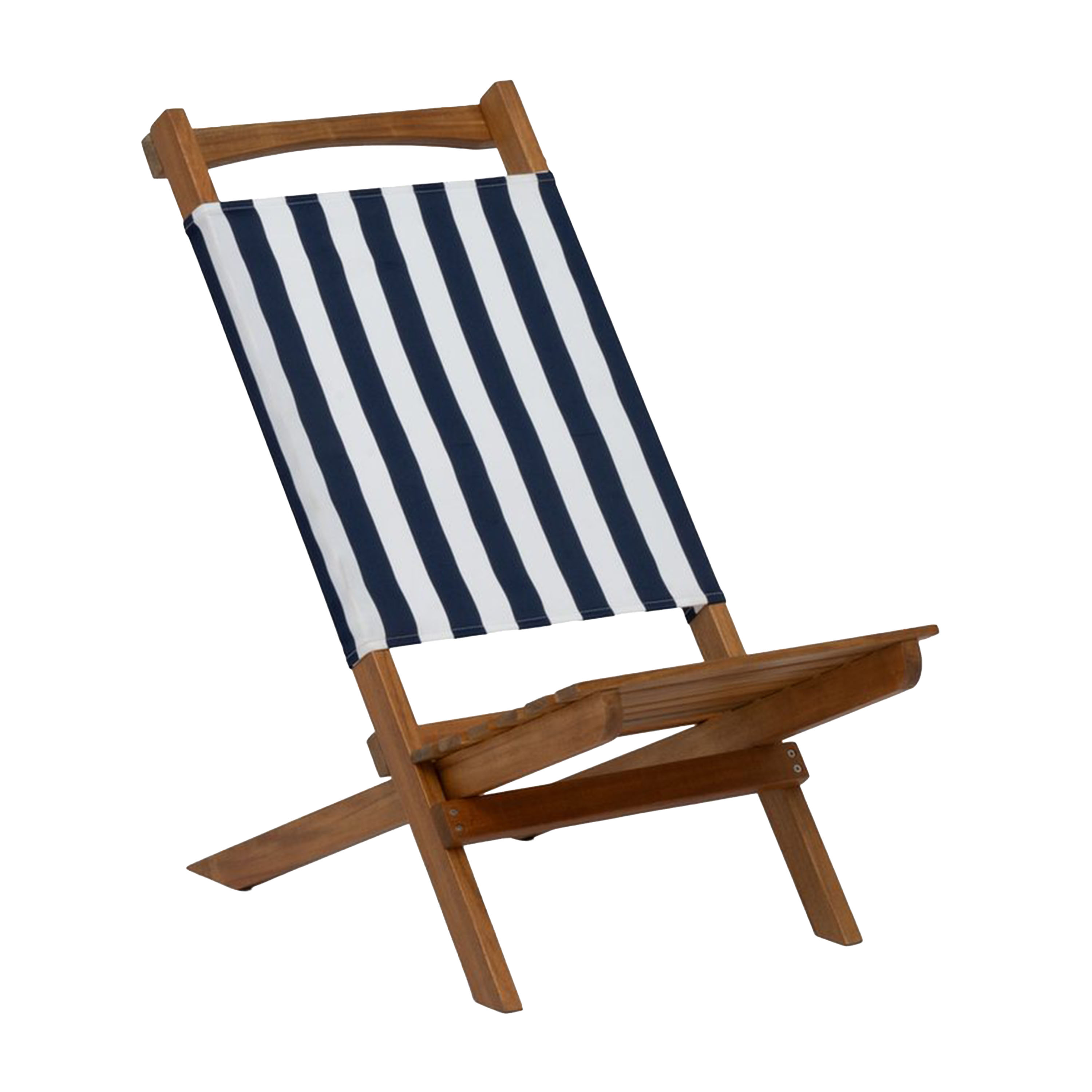 Mölle Solstol Blå/Hvit 71cm