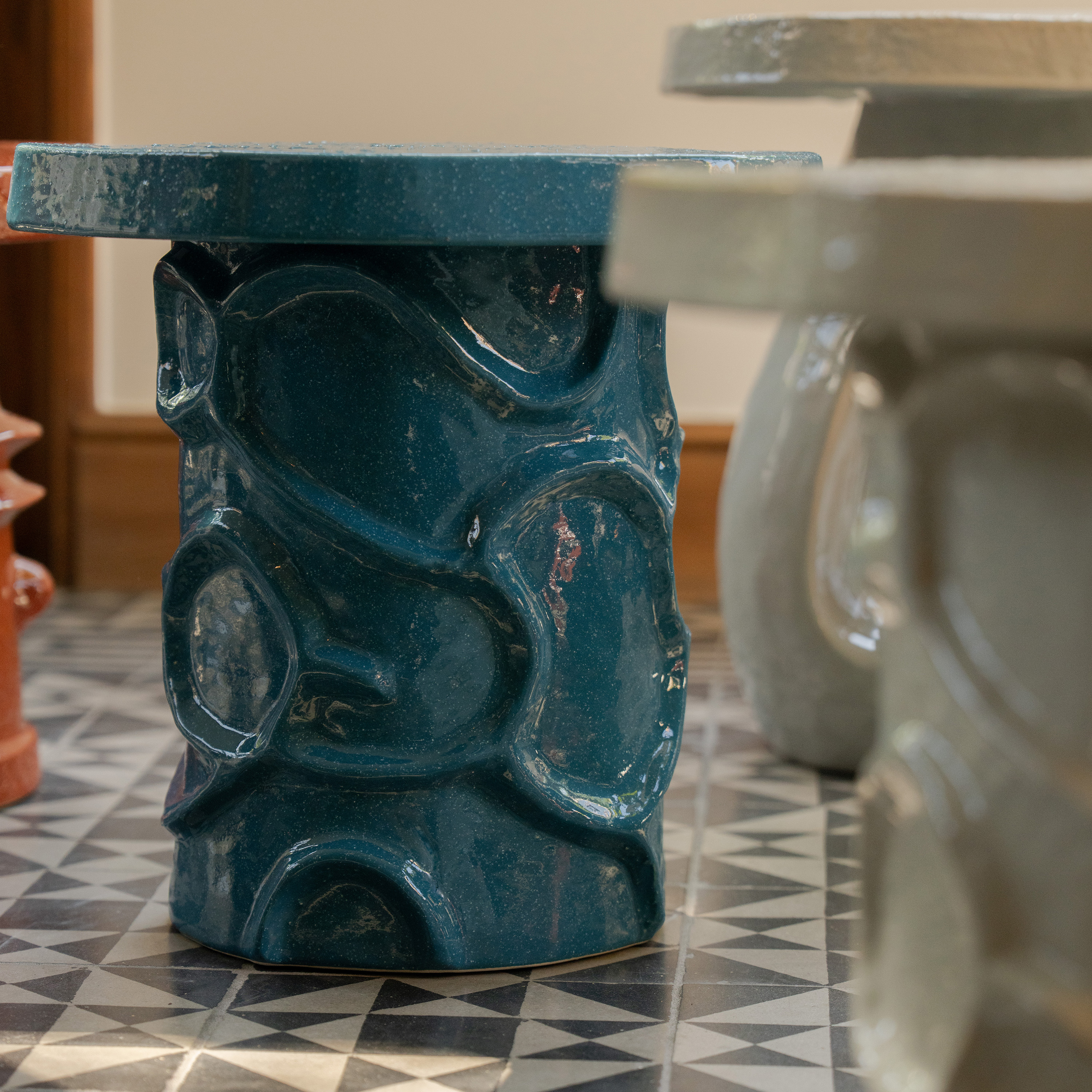 Serax Mena 07 Sivupöytä Blue