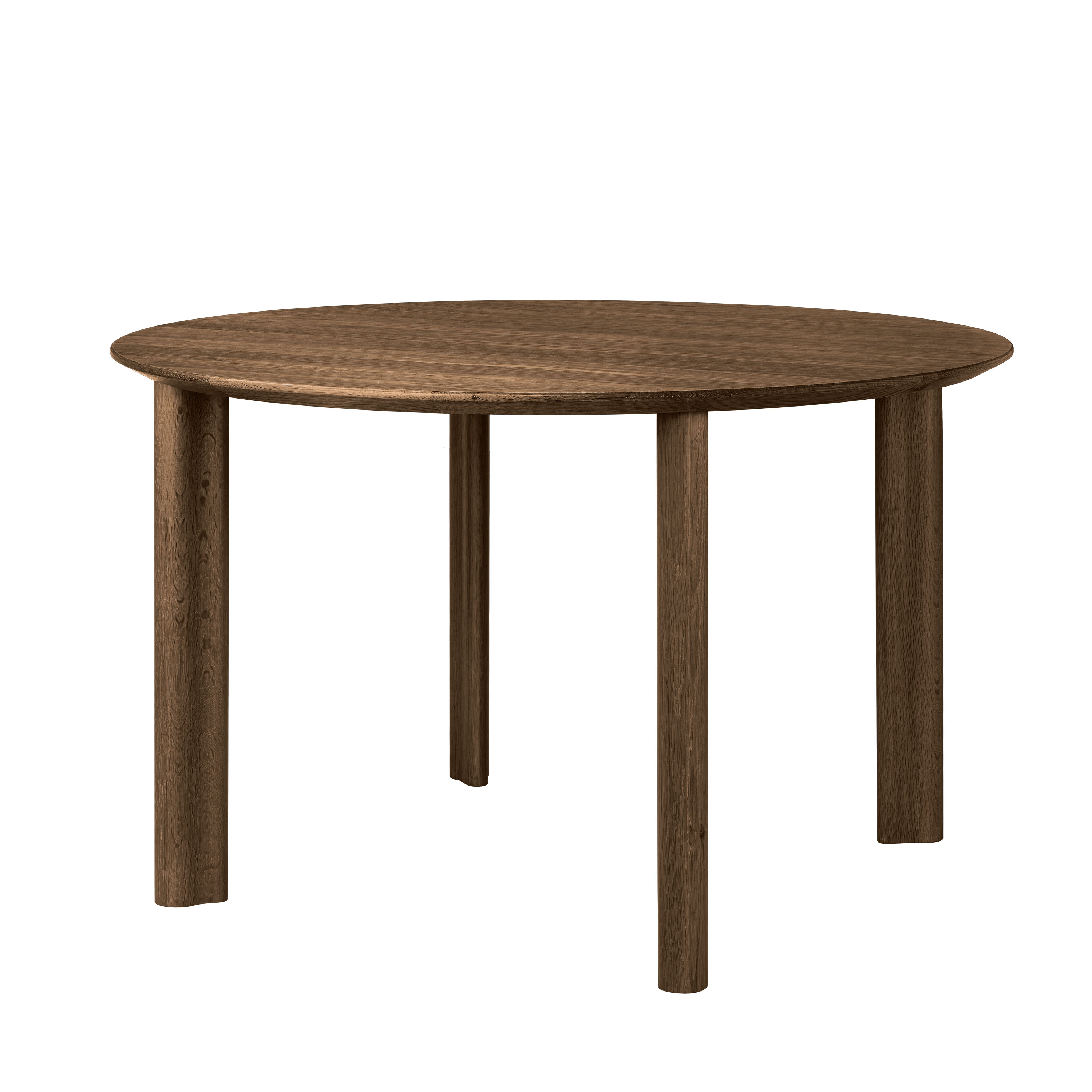 Comfort Circle Matbord Smooth Dark Oak Ø120