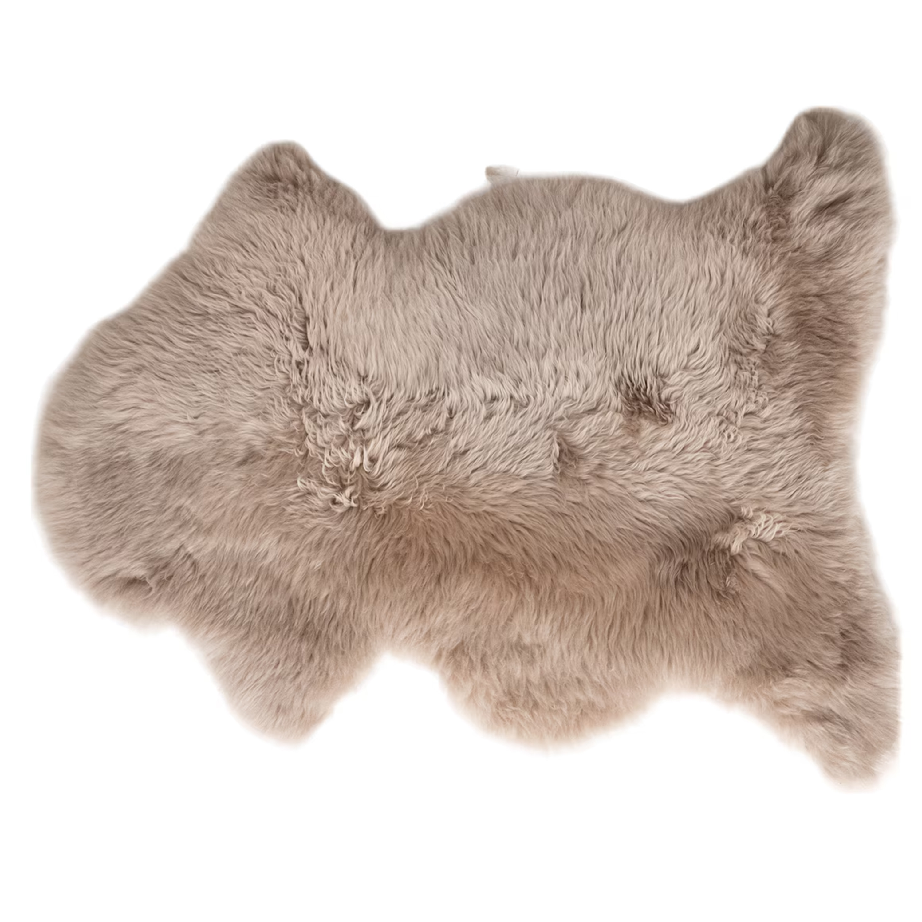 Livia Långhårigt Fårskinn Camel 105x70