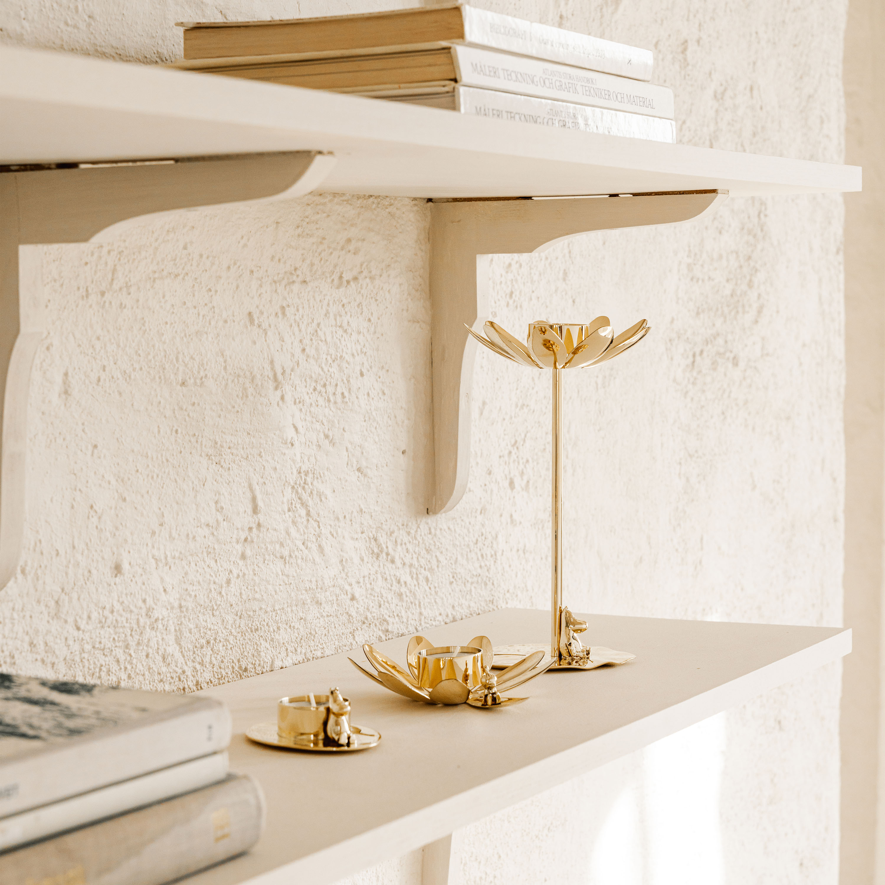 Hilke Collection Hilke X Mumins Nr.3 Kerzenhalter Messing