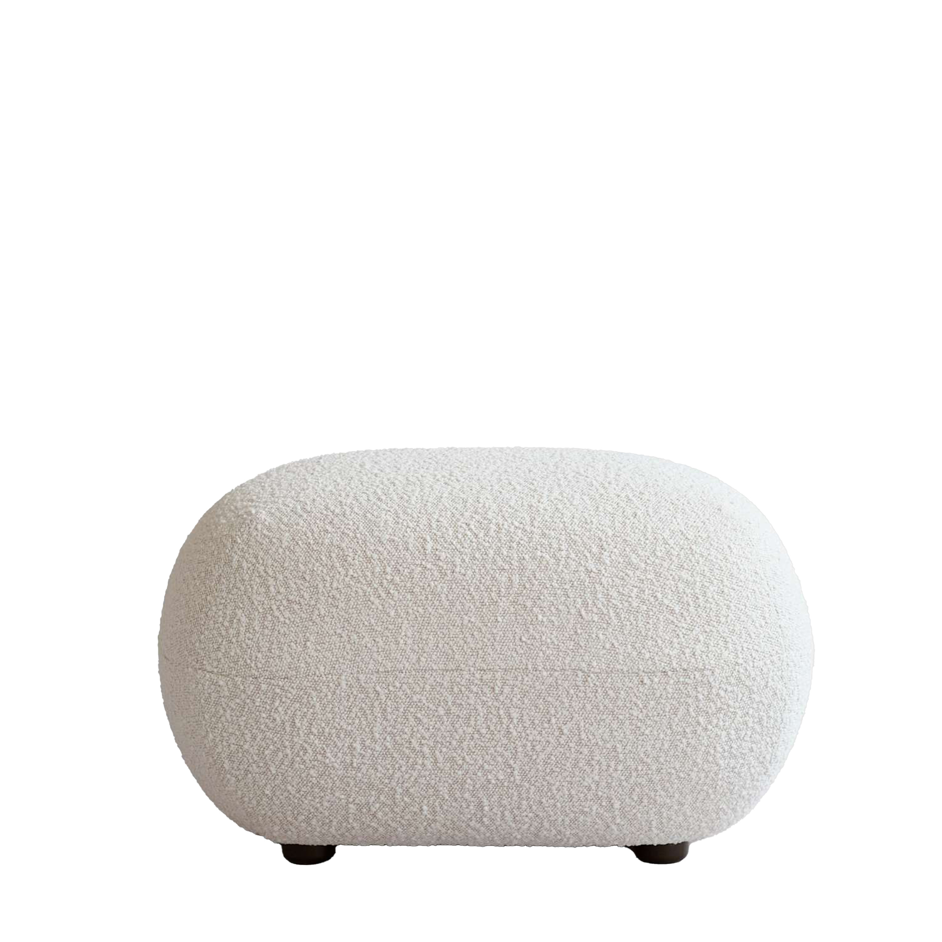 101 Copenhagen - Toe Ottoman Fußhocker Off White 60x45 - Weiß