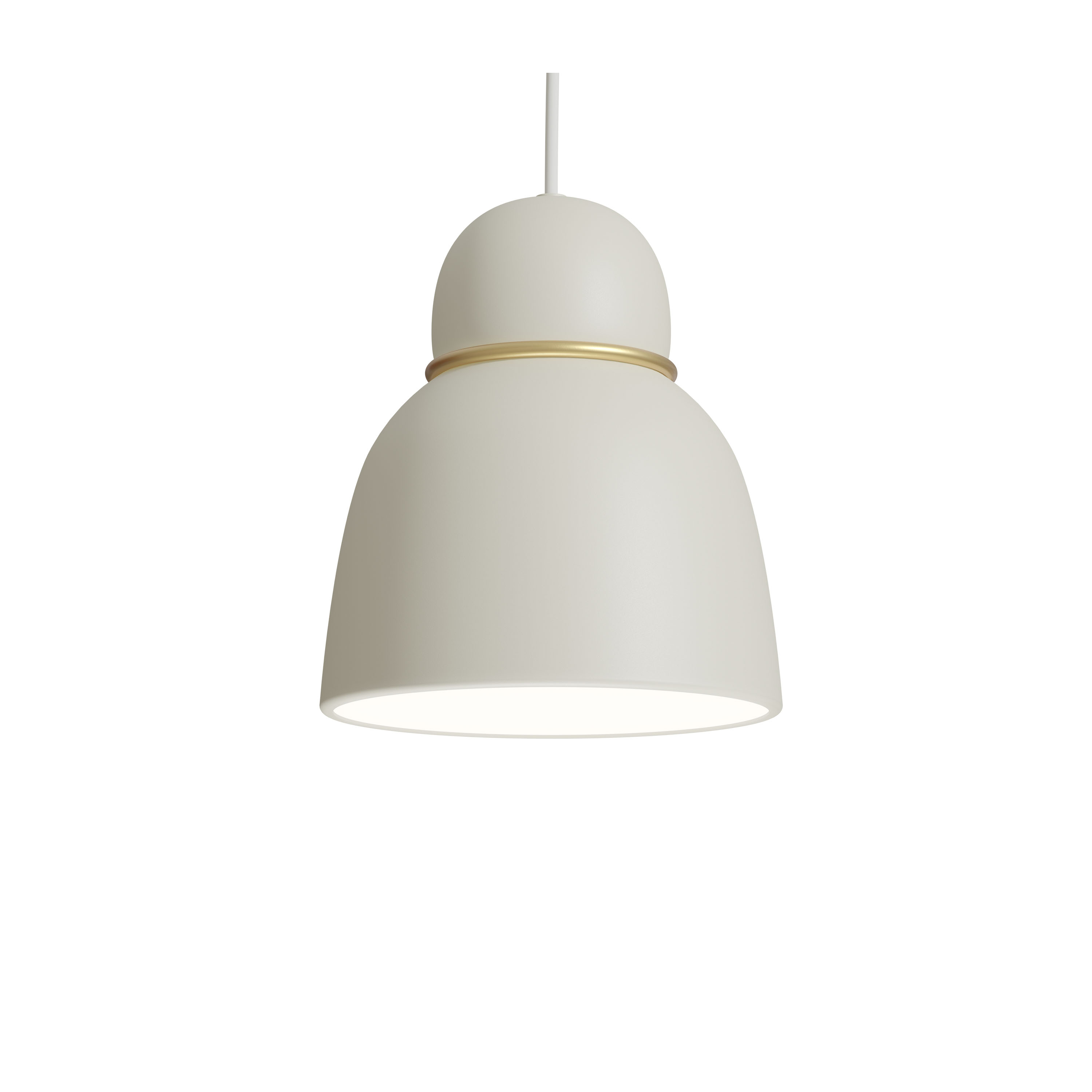 Bird Taklampa Sand/Mässing Ø17