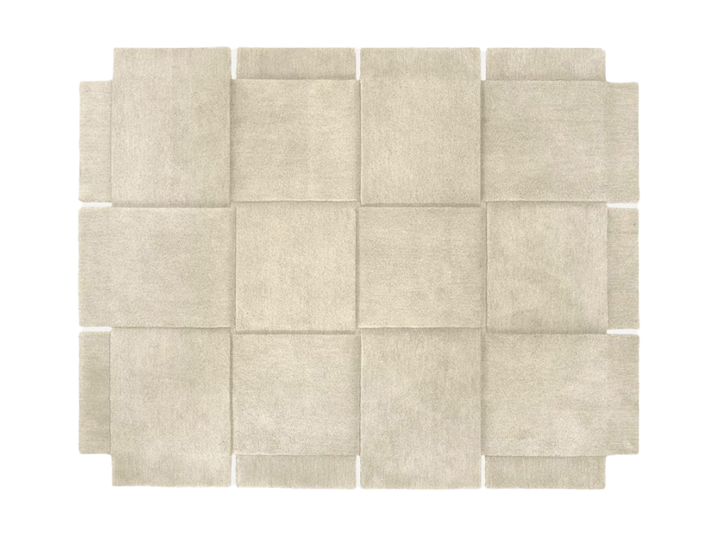 Basket Ullmatta Beige 185x240