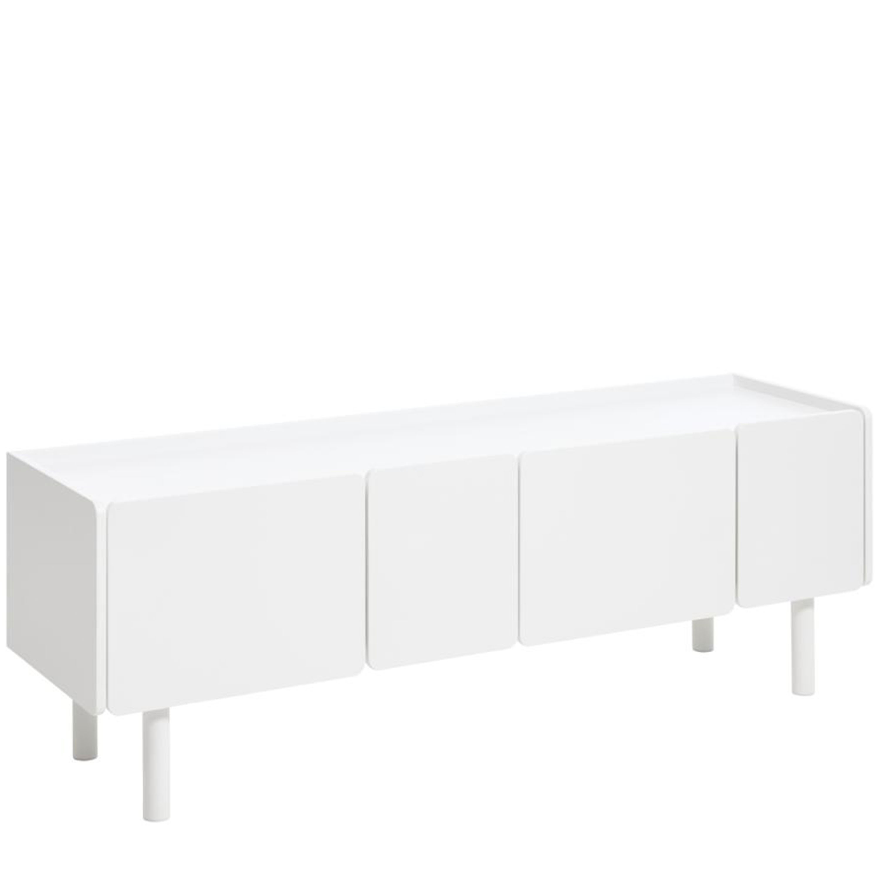 Nordic Home Sonja TV-Bank Weiß 160cm