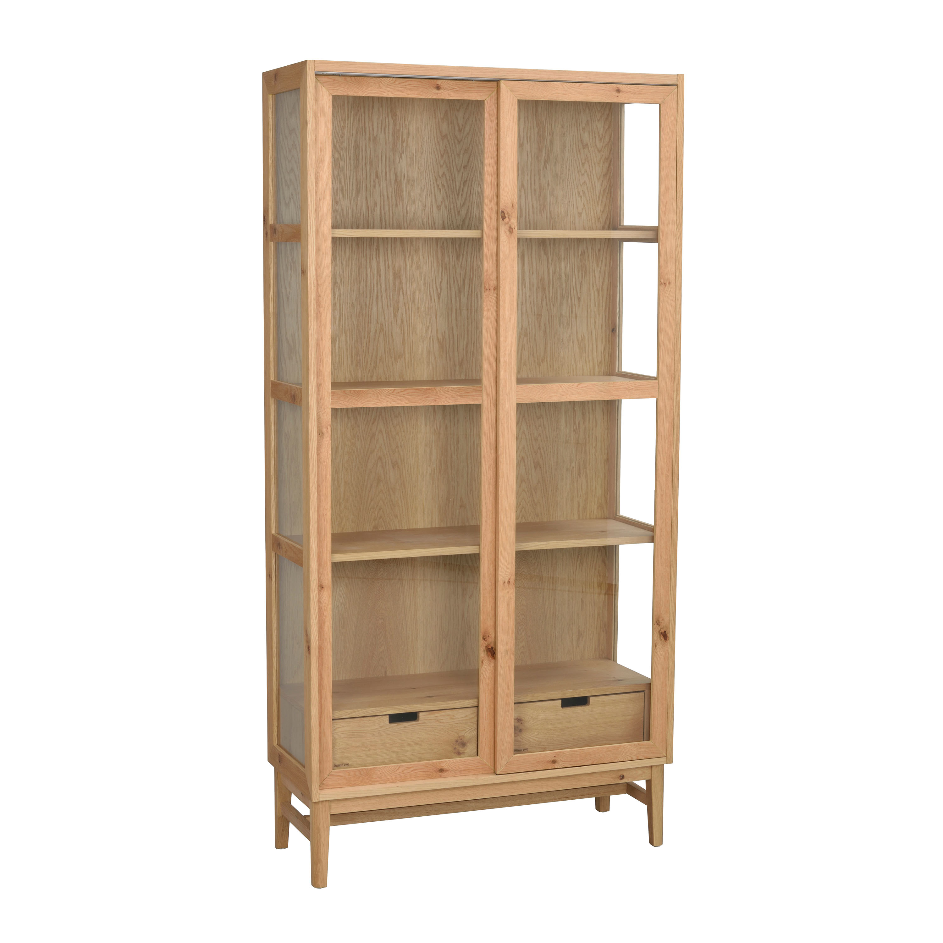 Hazelton Vitrinskåp Ek 203cm