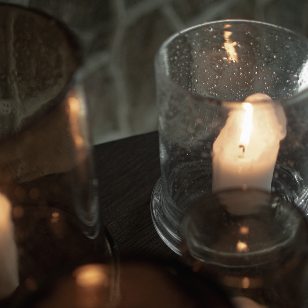 DBKD Bubble Ljuslykta Clear Medium